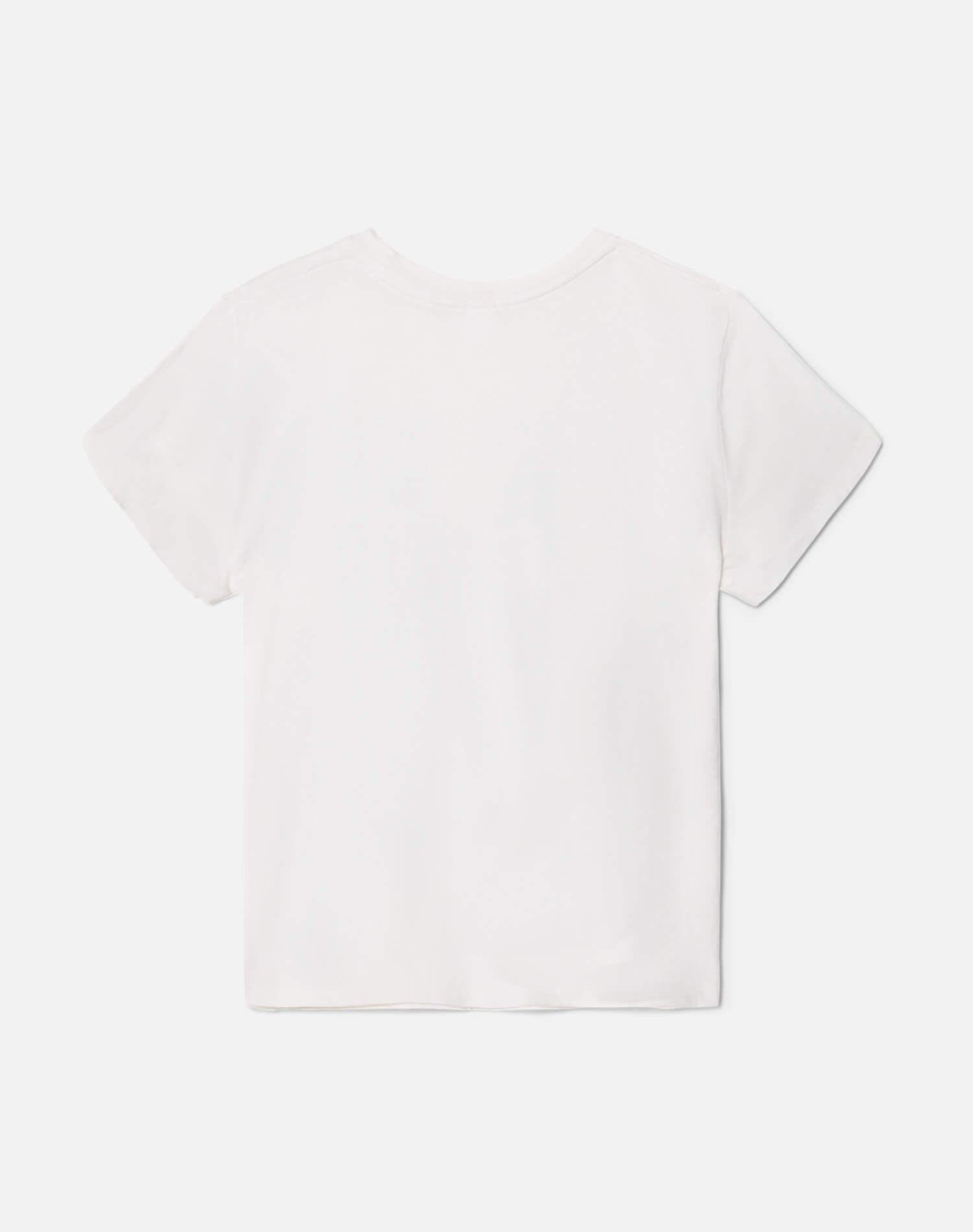 70s Loose "Summer" Tee - Vintage White Female Product Image