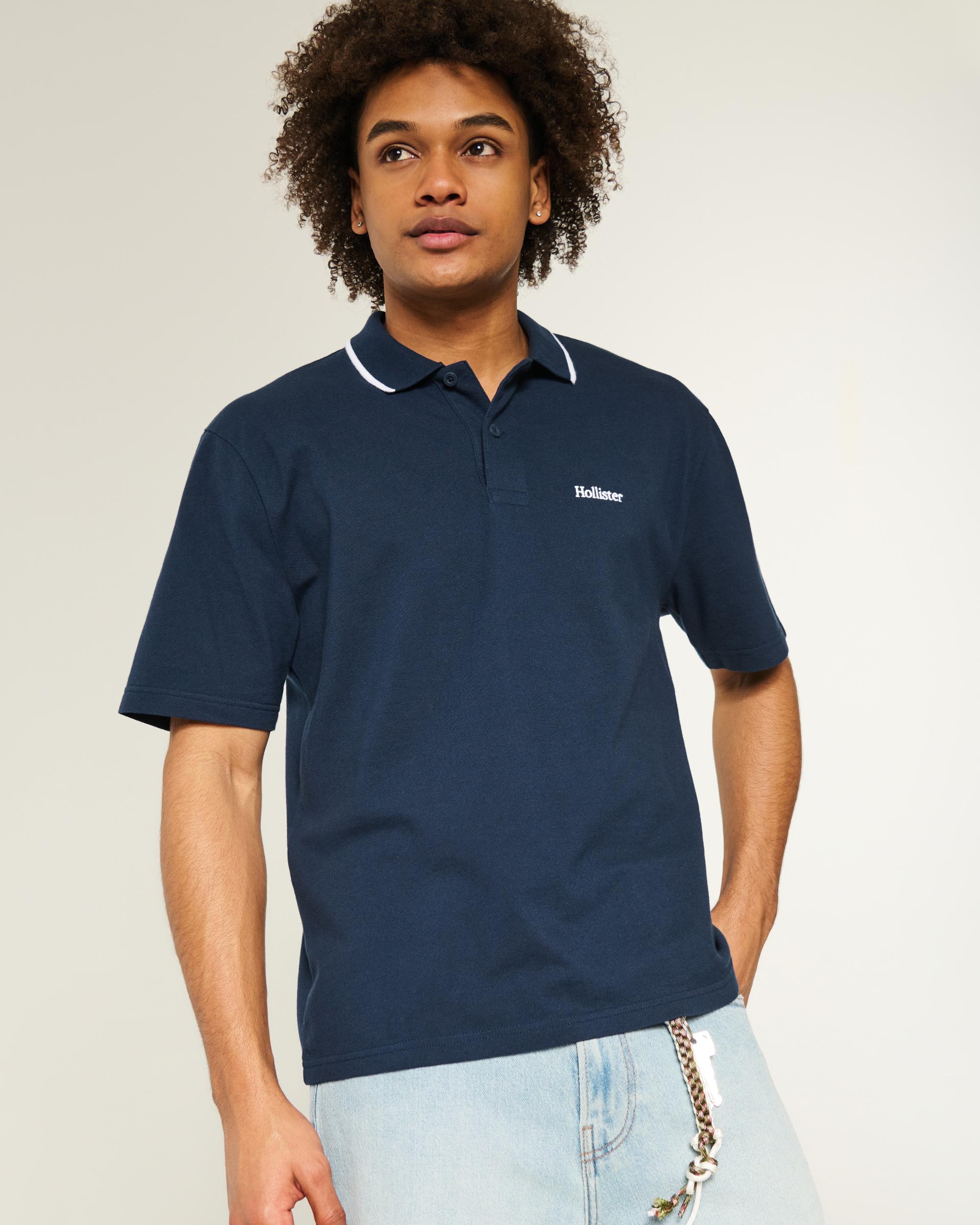 Relaxed Logo Polo Product Image