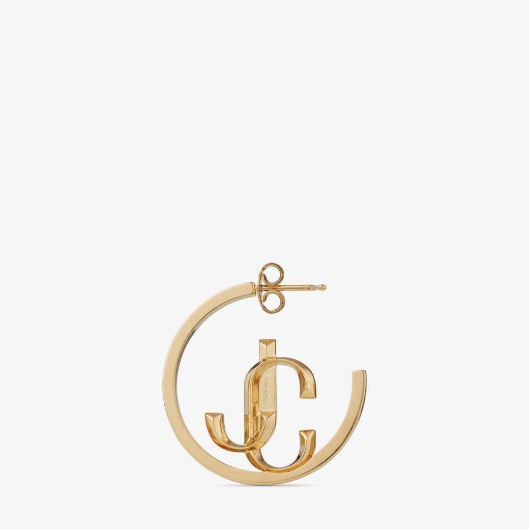 JC Monogram Hoops Product Image