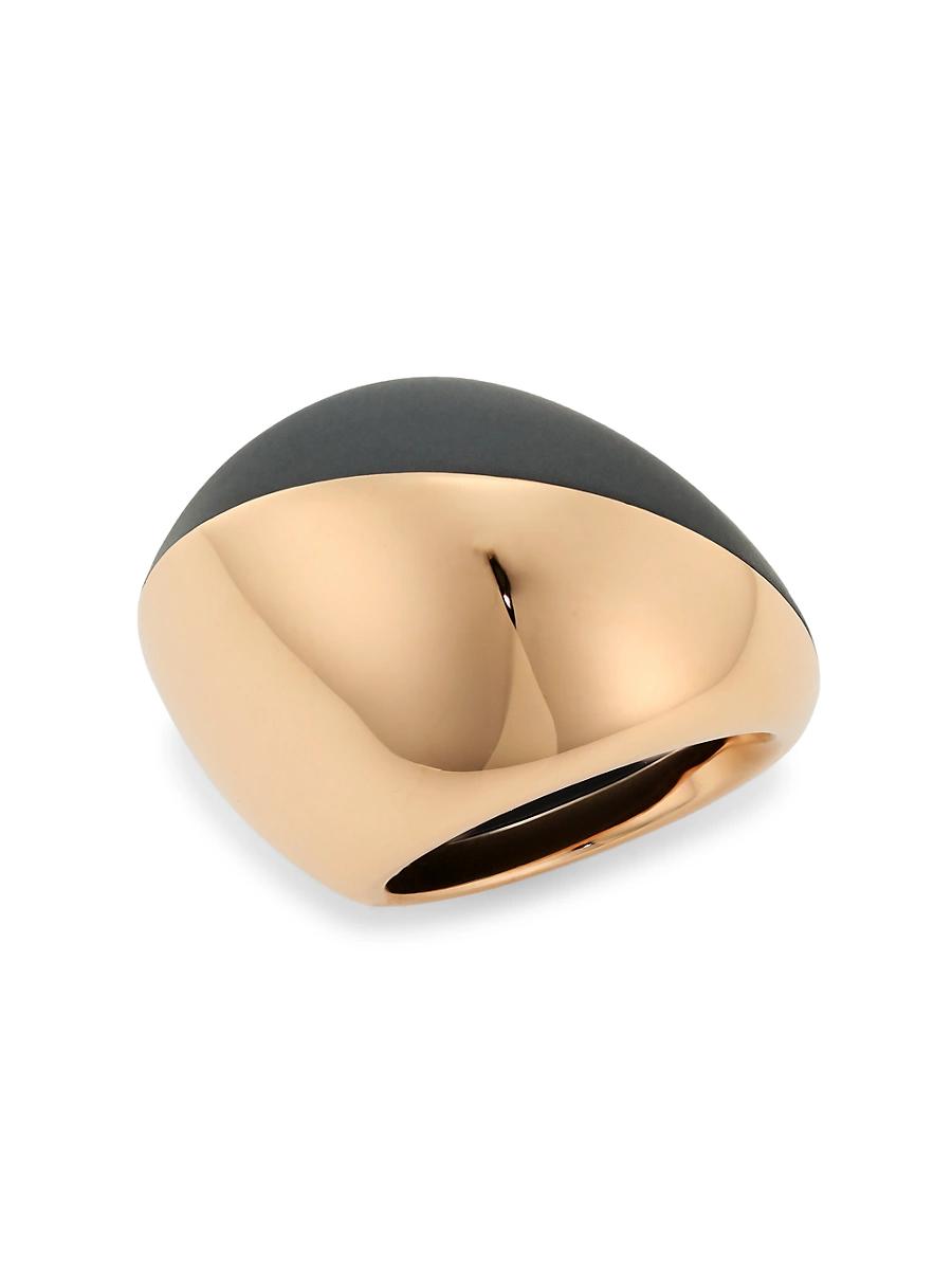 Womens Trottola 18K Rose Gold & Titanium Ring Product Image