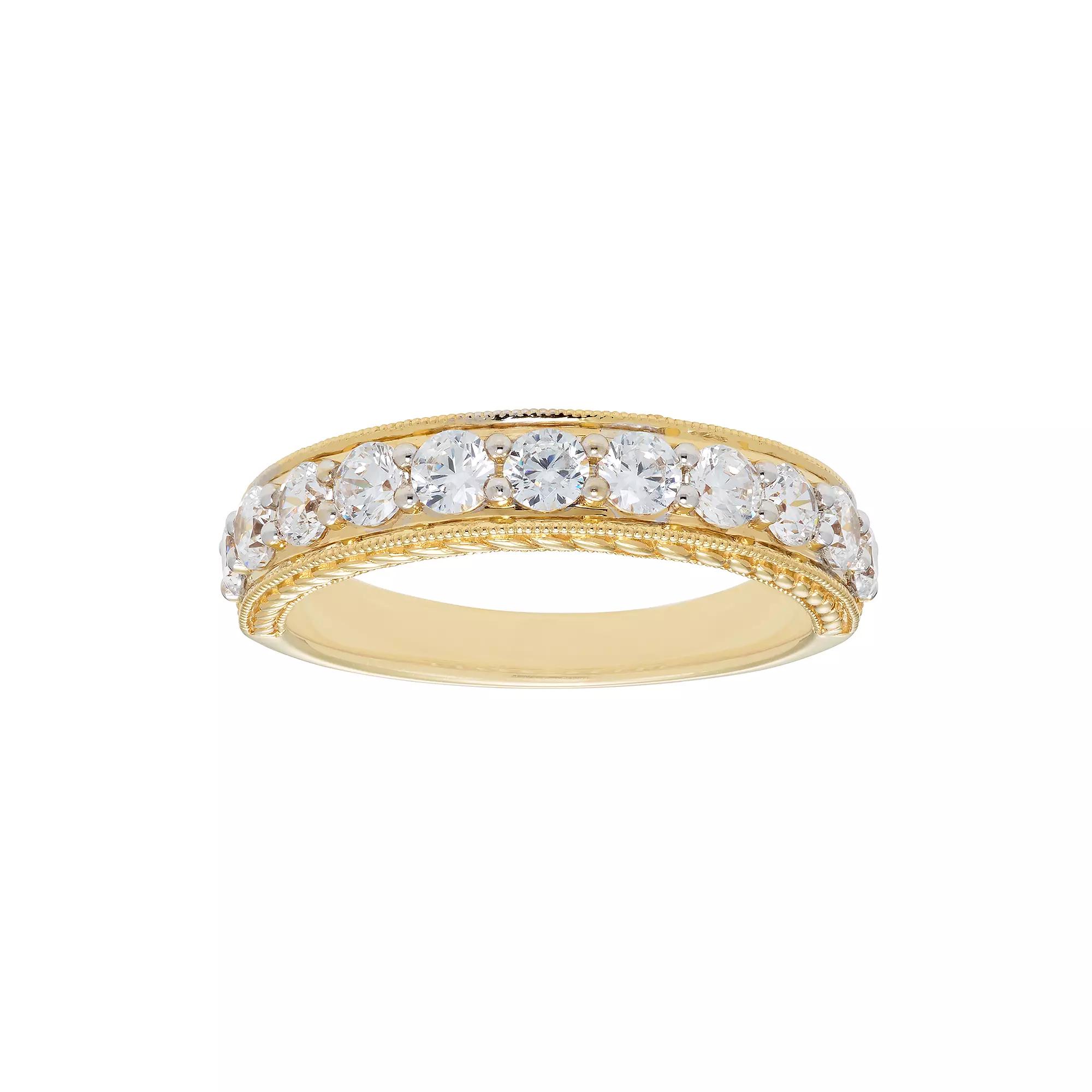 The Regal Collection 14k Gold 1 Carat T.W. IGL Certified Diamond Wedding Band, Women's,  Product Image