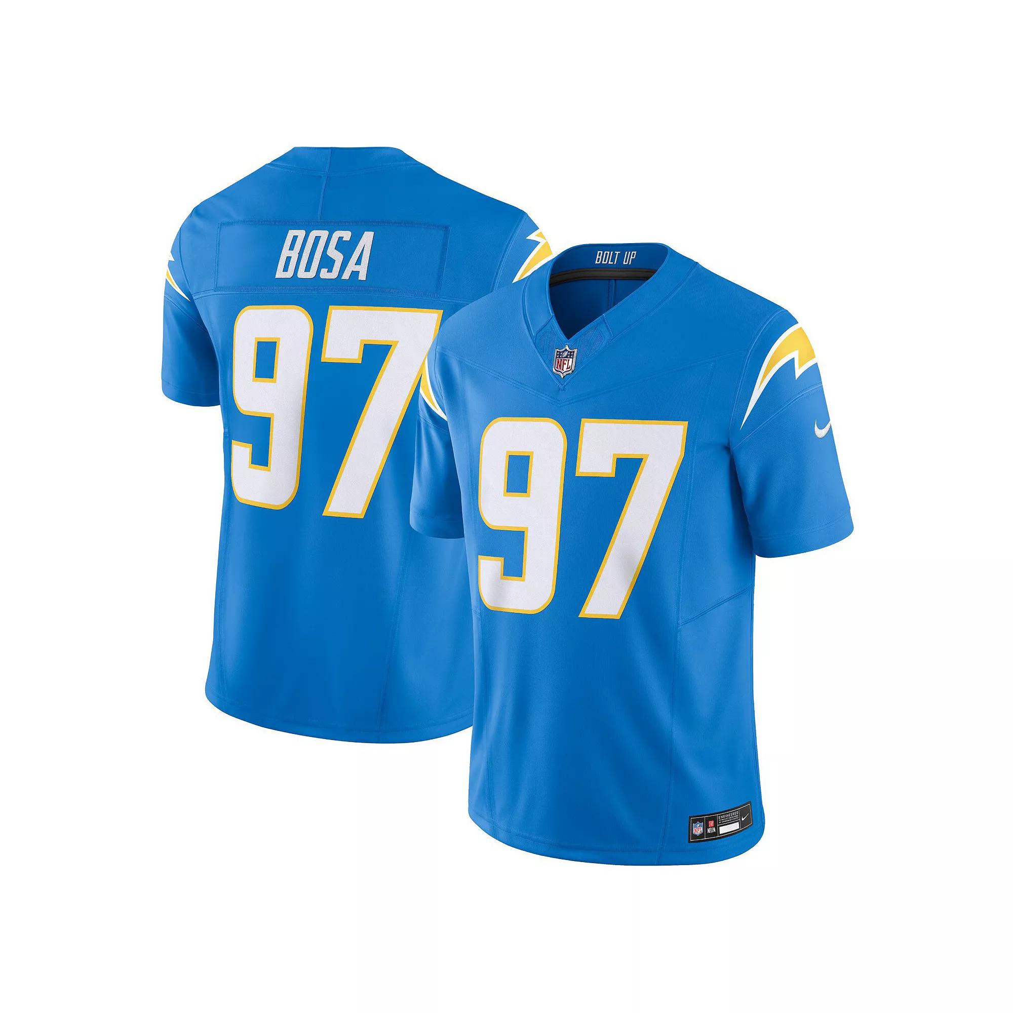 Men's Nike Joey Bosa Powder Blue Los Angeles Chargers Vapor F.U.S.E. Limited  Jersey, Size: 2XL, Light Product Image