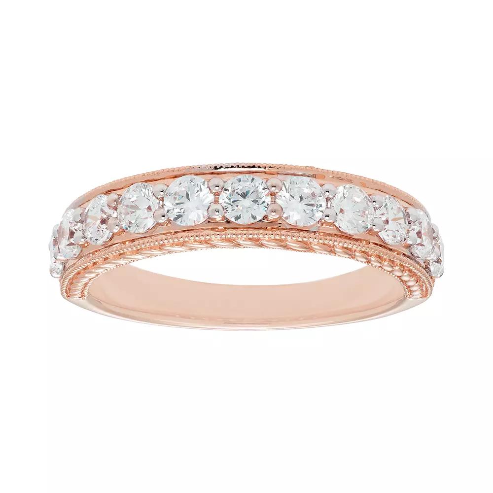 The Regal Collection 14k Gold 1 Carat T.W. IGL Certified Diamond Wedding Band, Women's,  Product Image