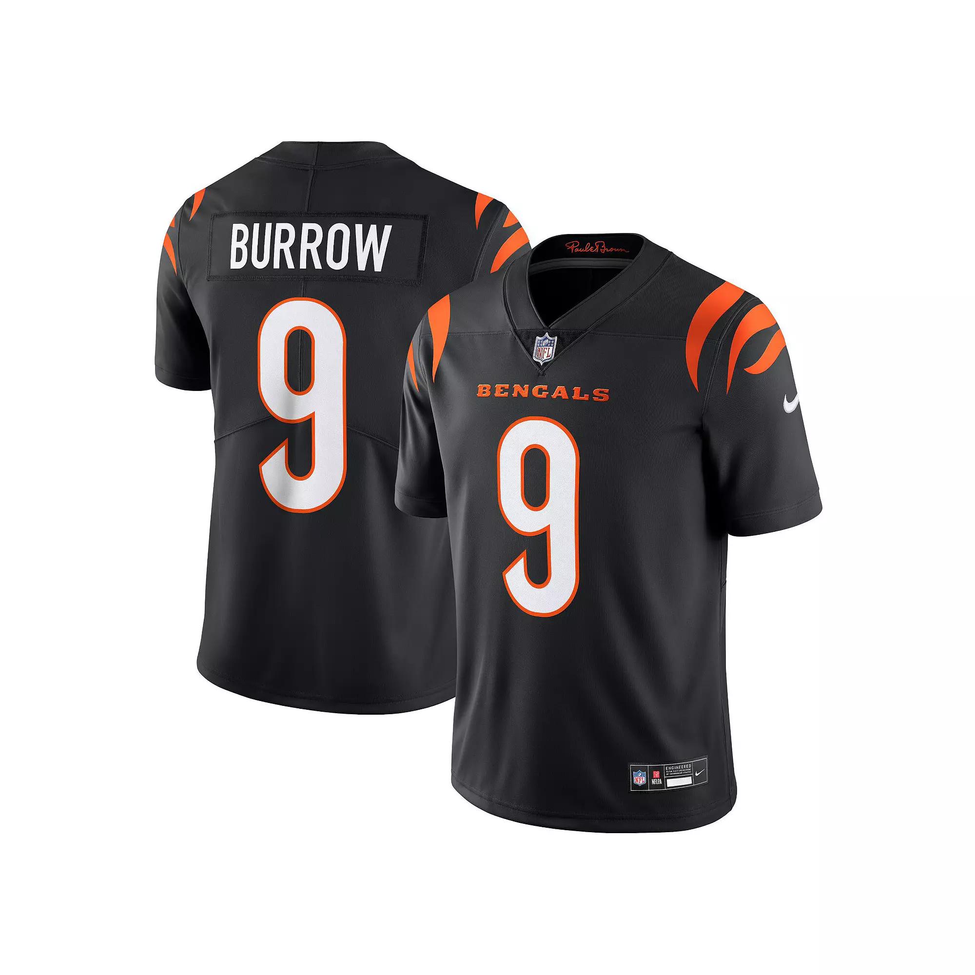 Men's Nike Joe Burrow Black Cincinnati Bengals Vapor Untouchable Limited Jersey,  Product Image
