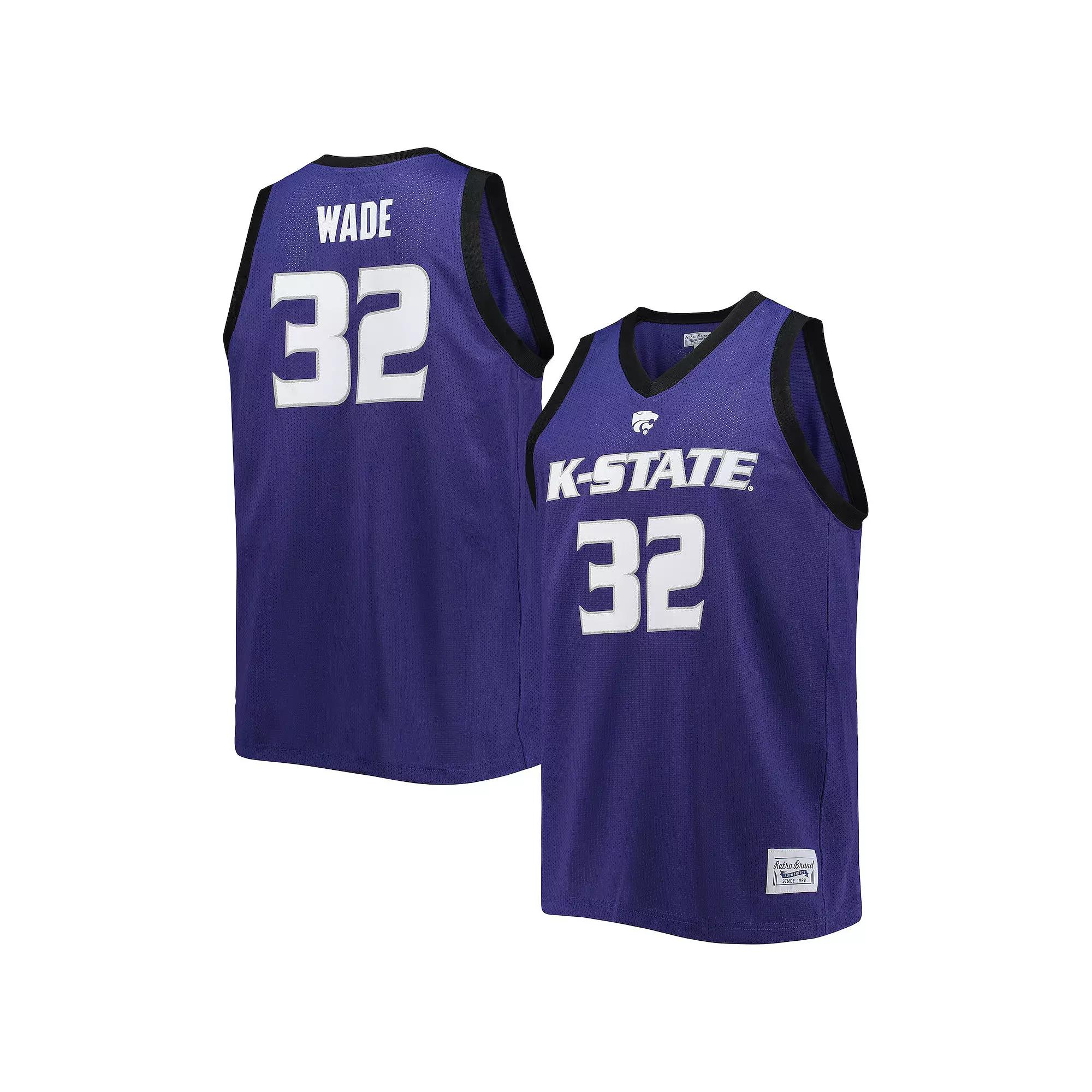 Men's Original Retro Brand Dean Wade Purple Kansas State Wildcats Alumni Commemorative Replica Basketball Jersey, Size: Small Product Image
