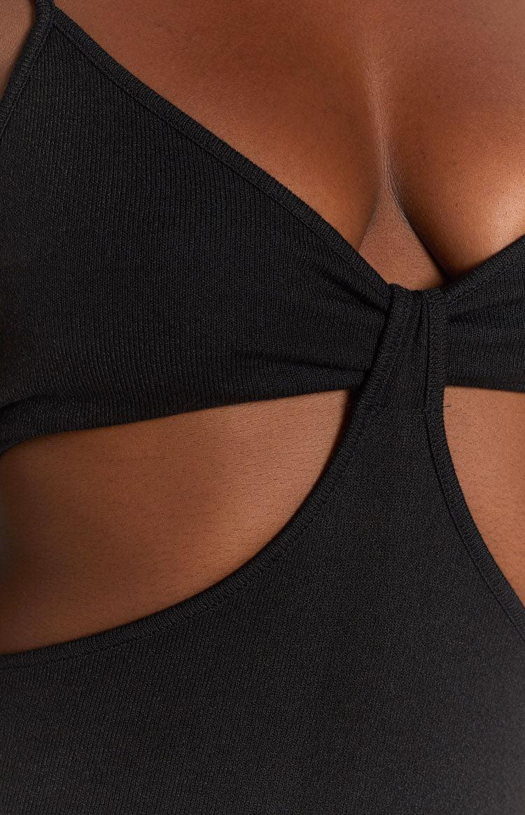 Catalina Cut Out Midi Dress Black Product Image