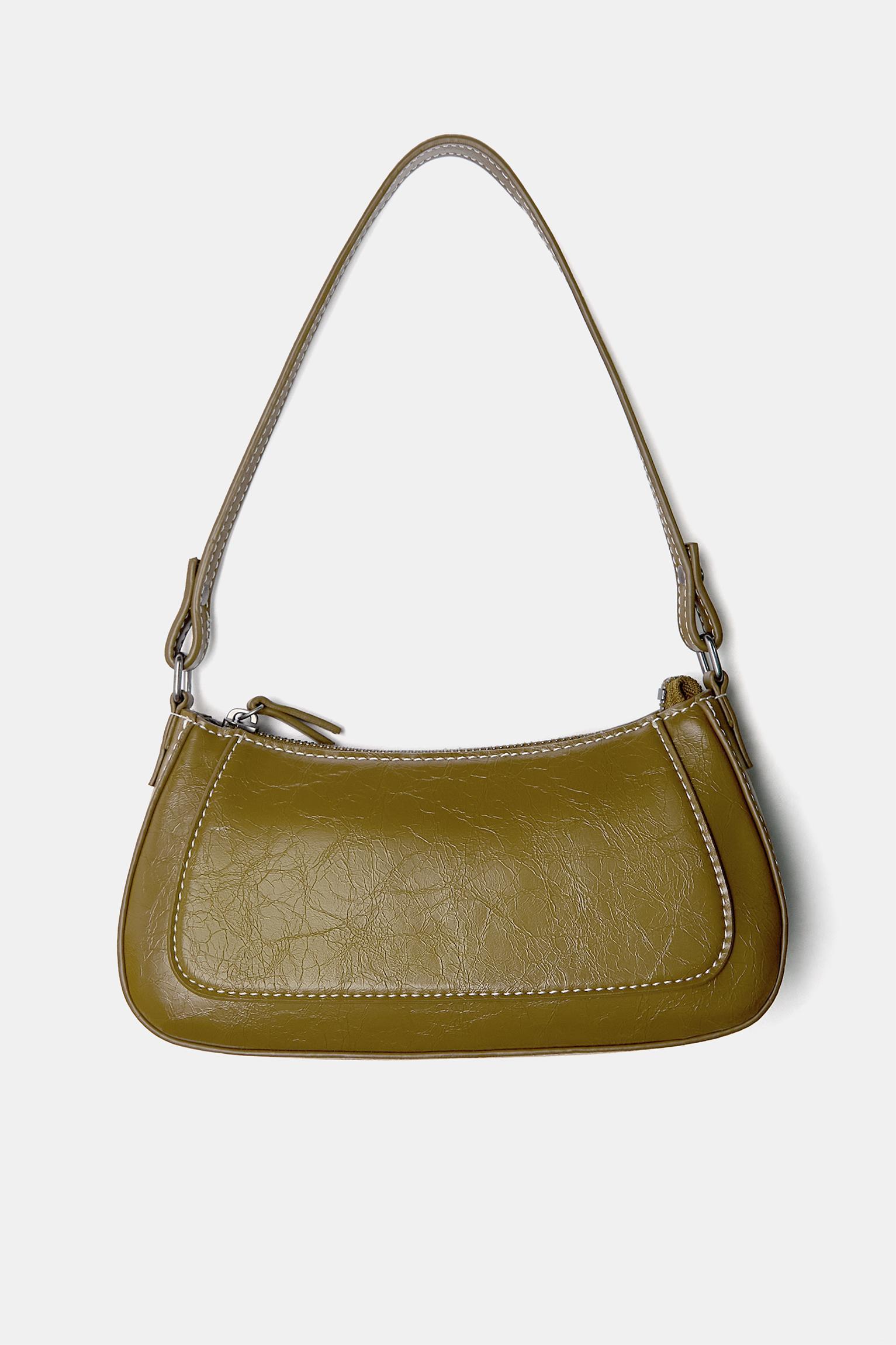 Shoulder bag with seams Product Image