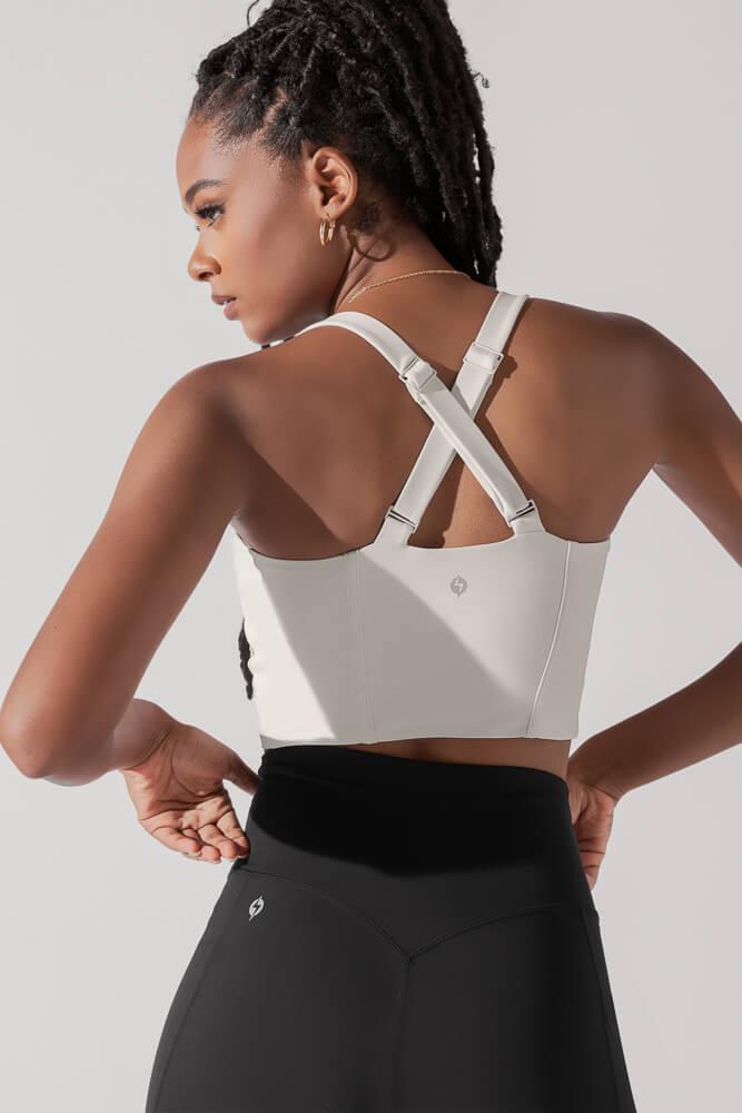 Daphne Corset Crop Top - Light Sand Product Image