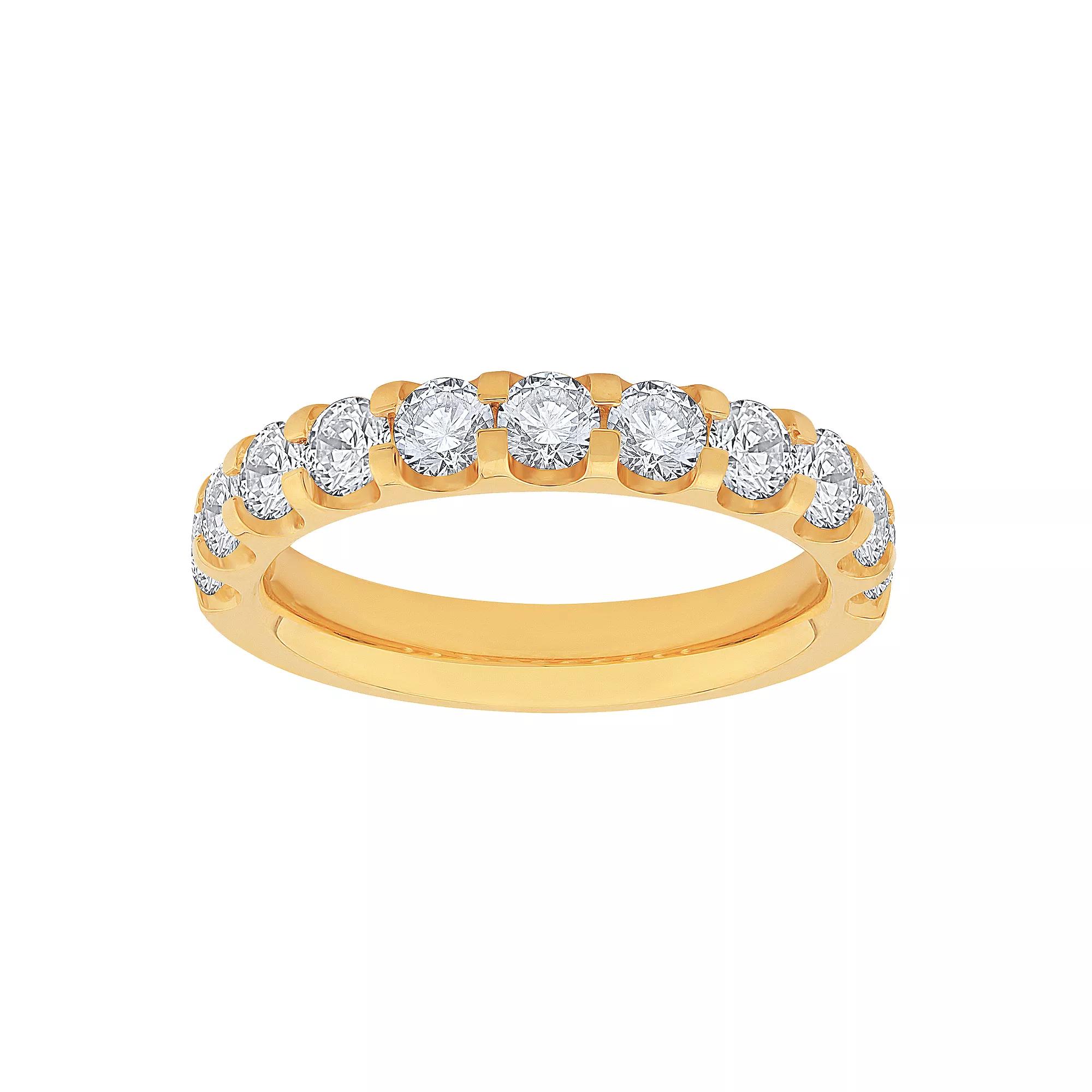 Diamond Medley 14k Gold 1 1/2 Carat T.W. Lab-Grown Diamond Ring, Women's, Size: 6 Product Image