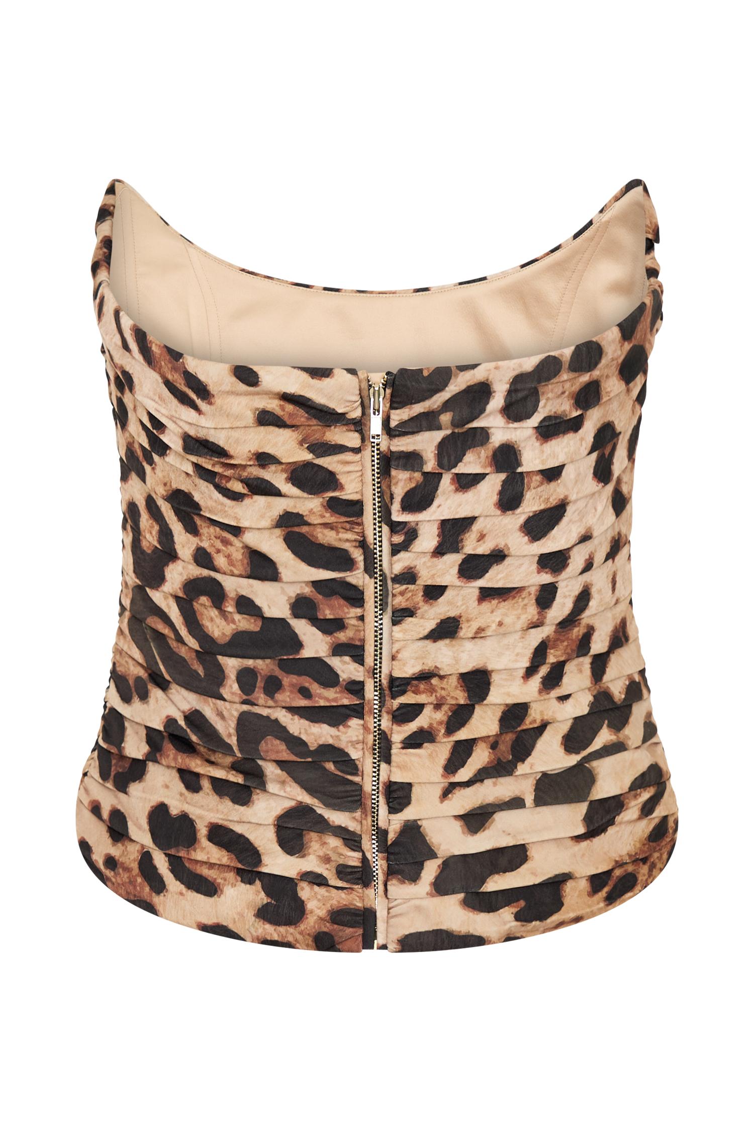 Tokio Suiting Corset - Leopard Print Product Image