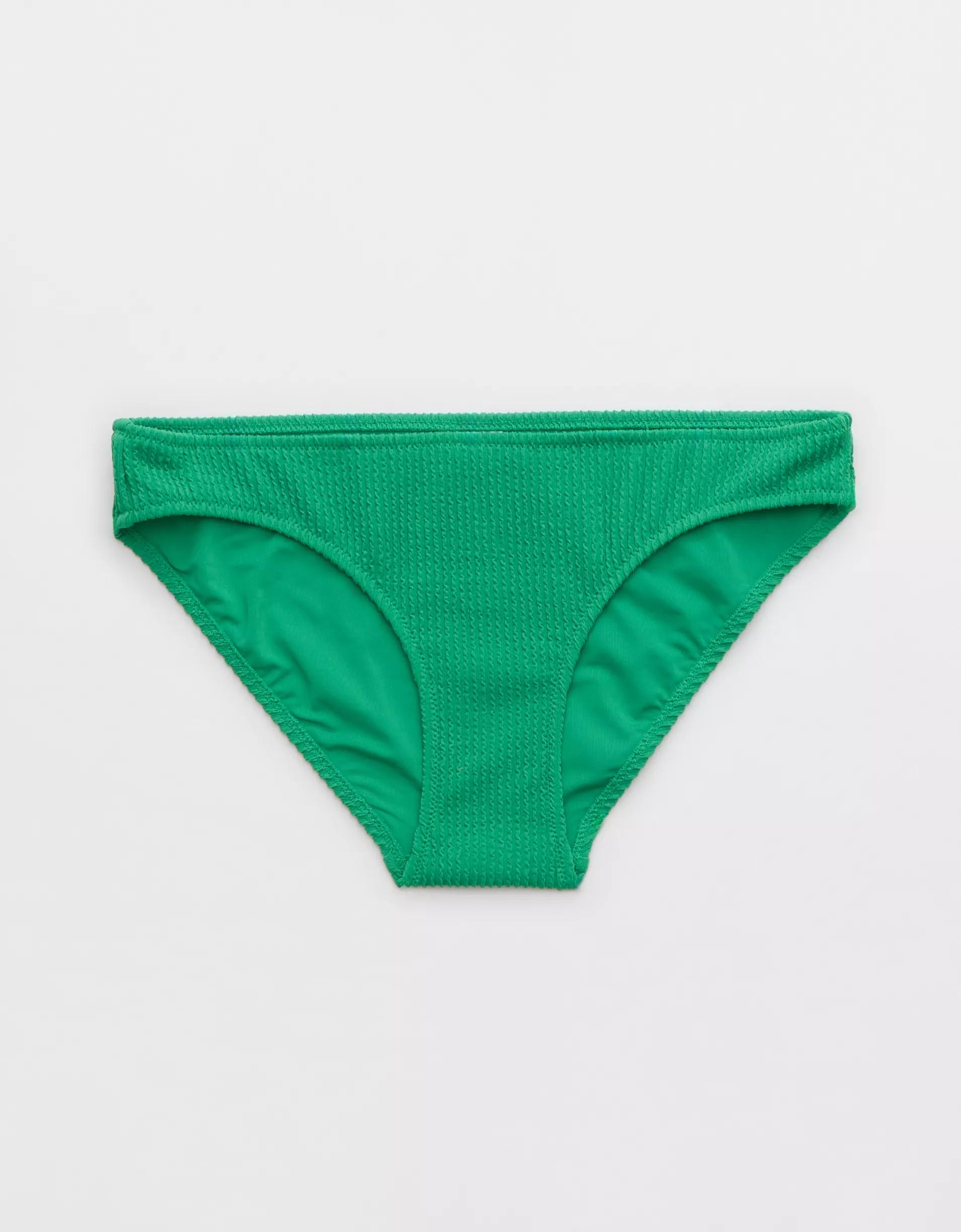 Aerie Crinkle Full Coverage Bikini Bottom Product Image