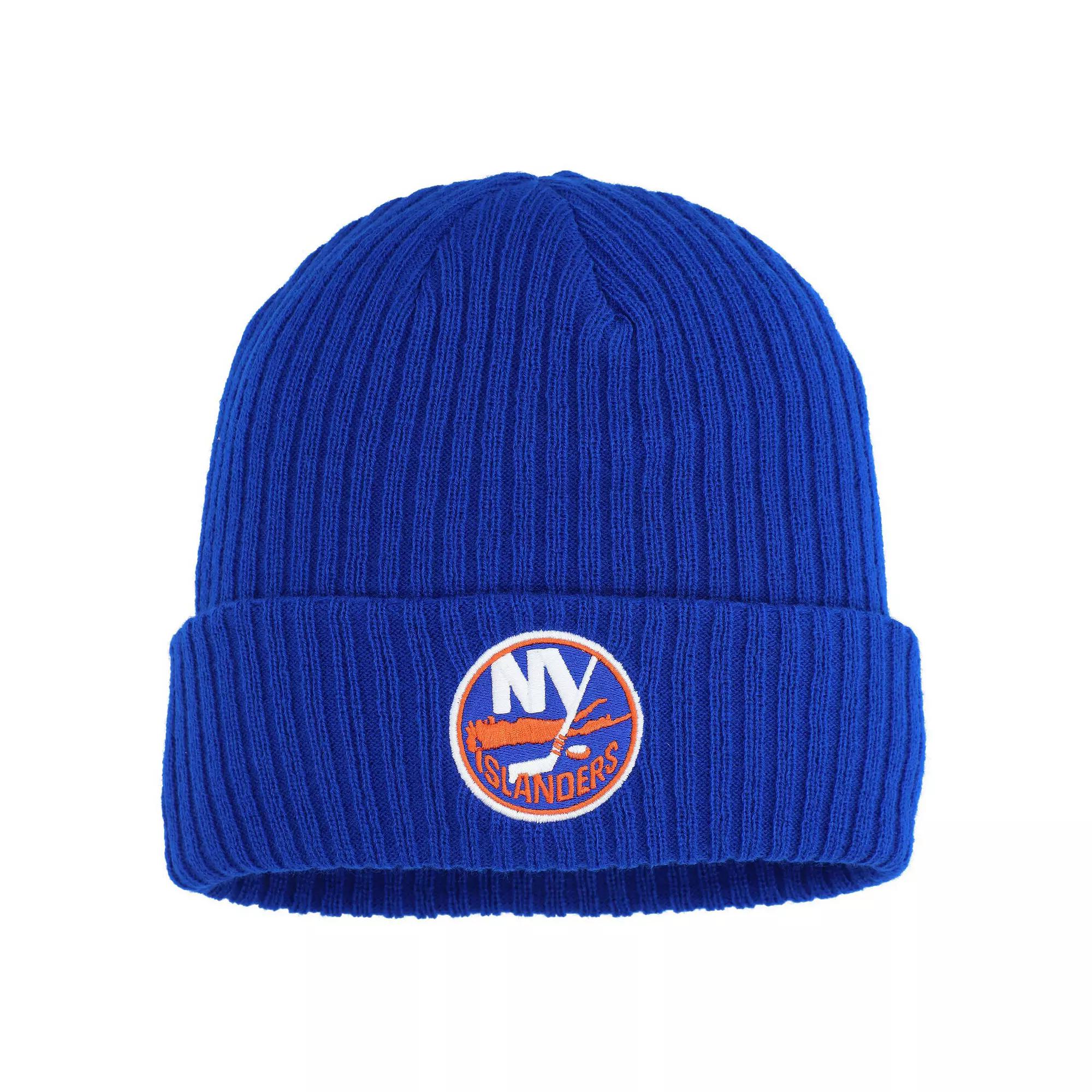 Men's Fanatics Royal New York Islanders Logo Cuffed Knit Hat, Isl Blue Product Image