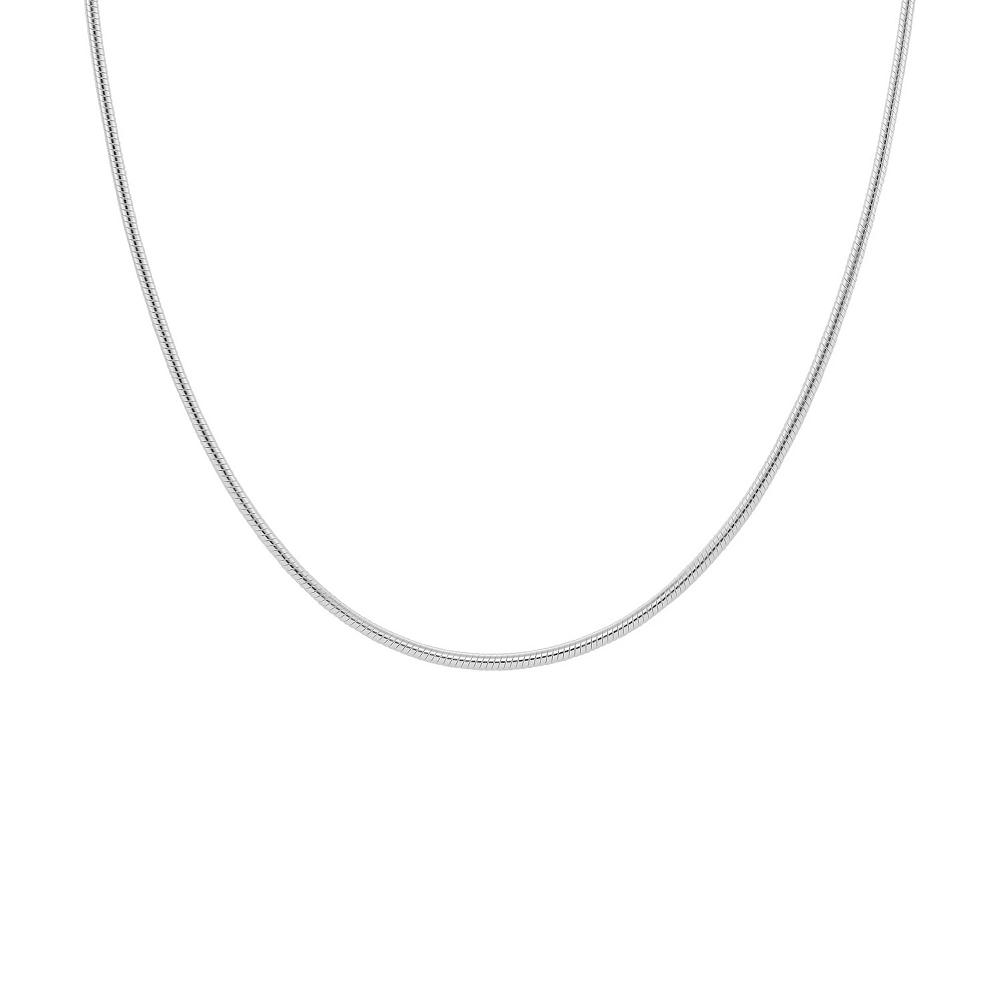 PRIMROSE Sterling Silver Snake Chain Necklace, Women's, Size: 24" Product Image