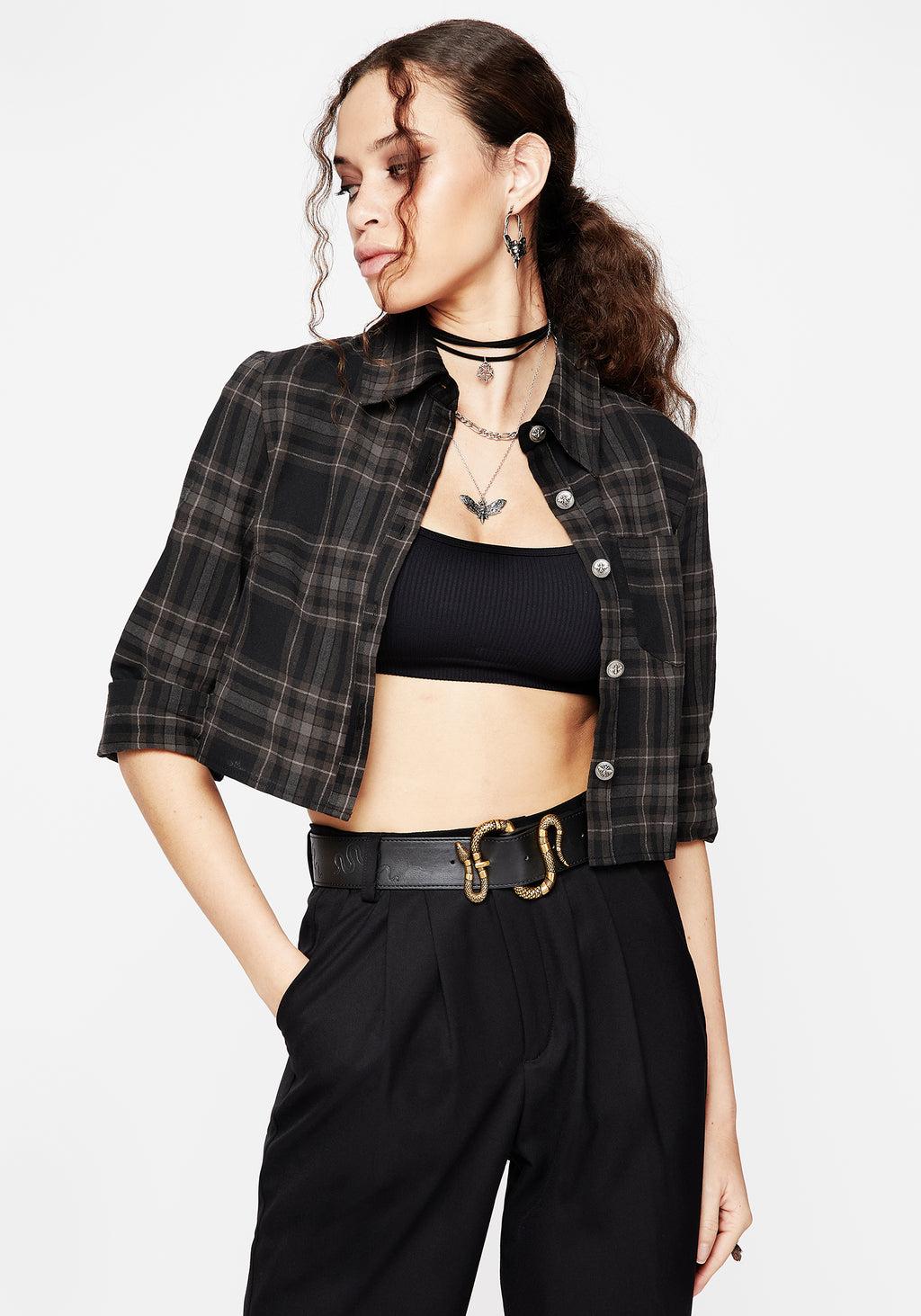 Mamba Debossed Belt With Snake Buckle - Brass Product Image