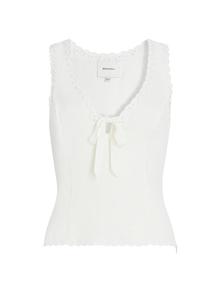 Womens Marlena Eyelet Top Product Image