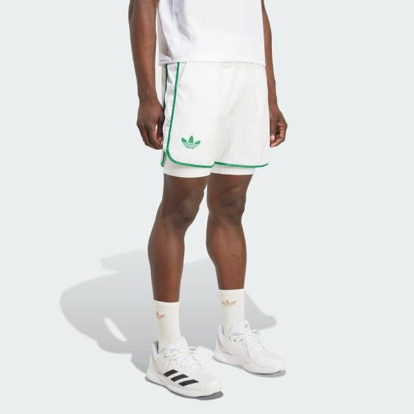 adidas Tennis Climacool Shorts Set White L 7 Mens Product Image
