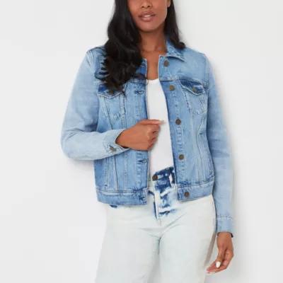 a.n.a Womens Denim Midweight Jacket Product Image