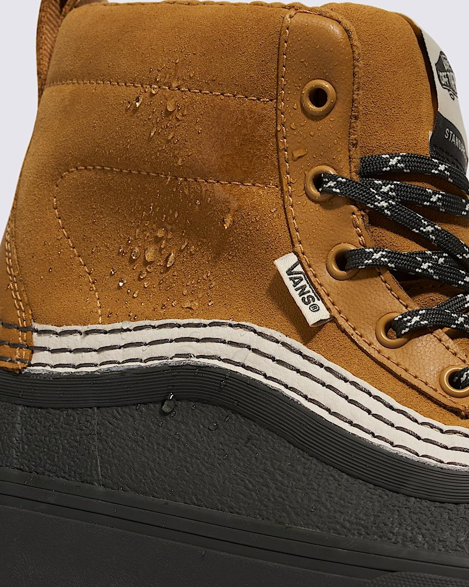 Standard Mid Waterproof Boot in Tan Brown / Black| Vans US Product Image