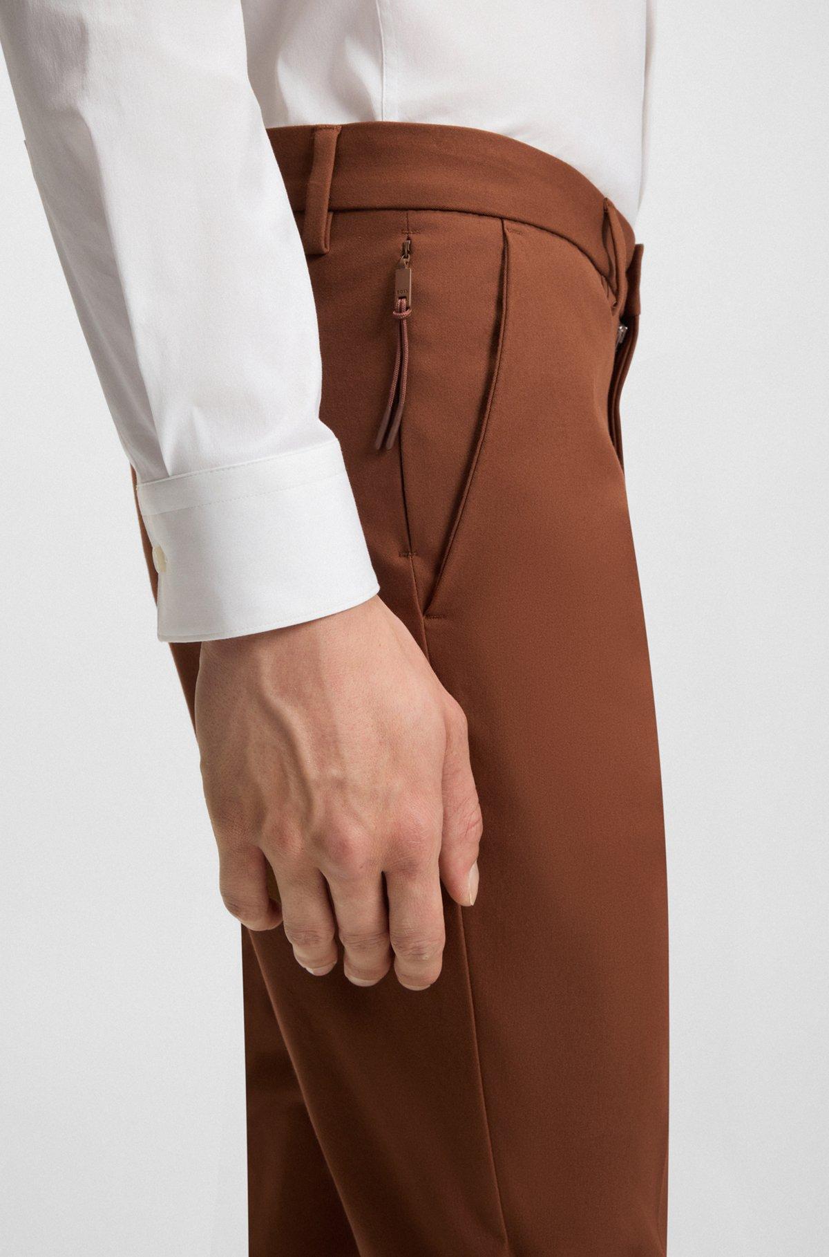 Slim-fit pants in a stretch-cotton Product Image