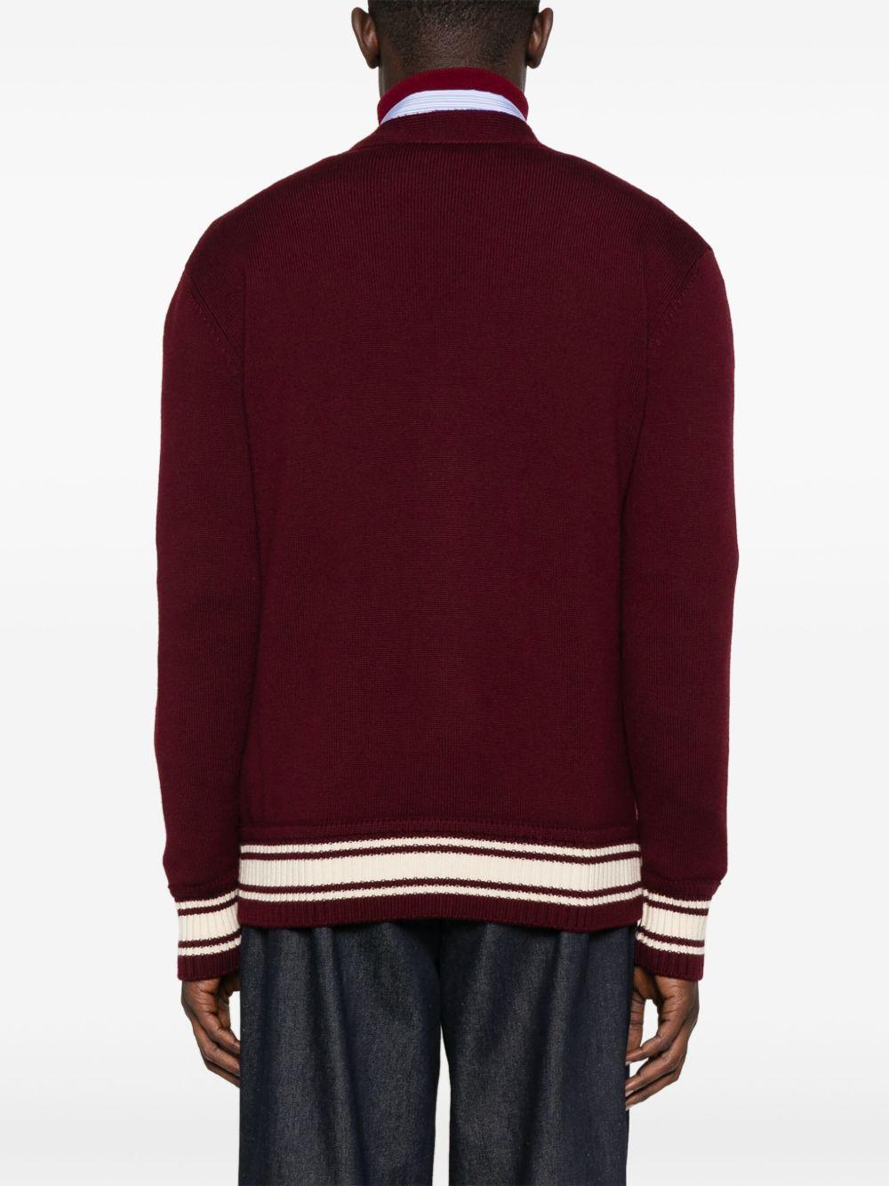 patch-pocket cardigan Product Image