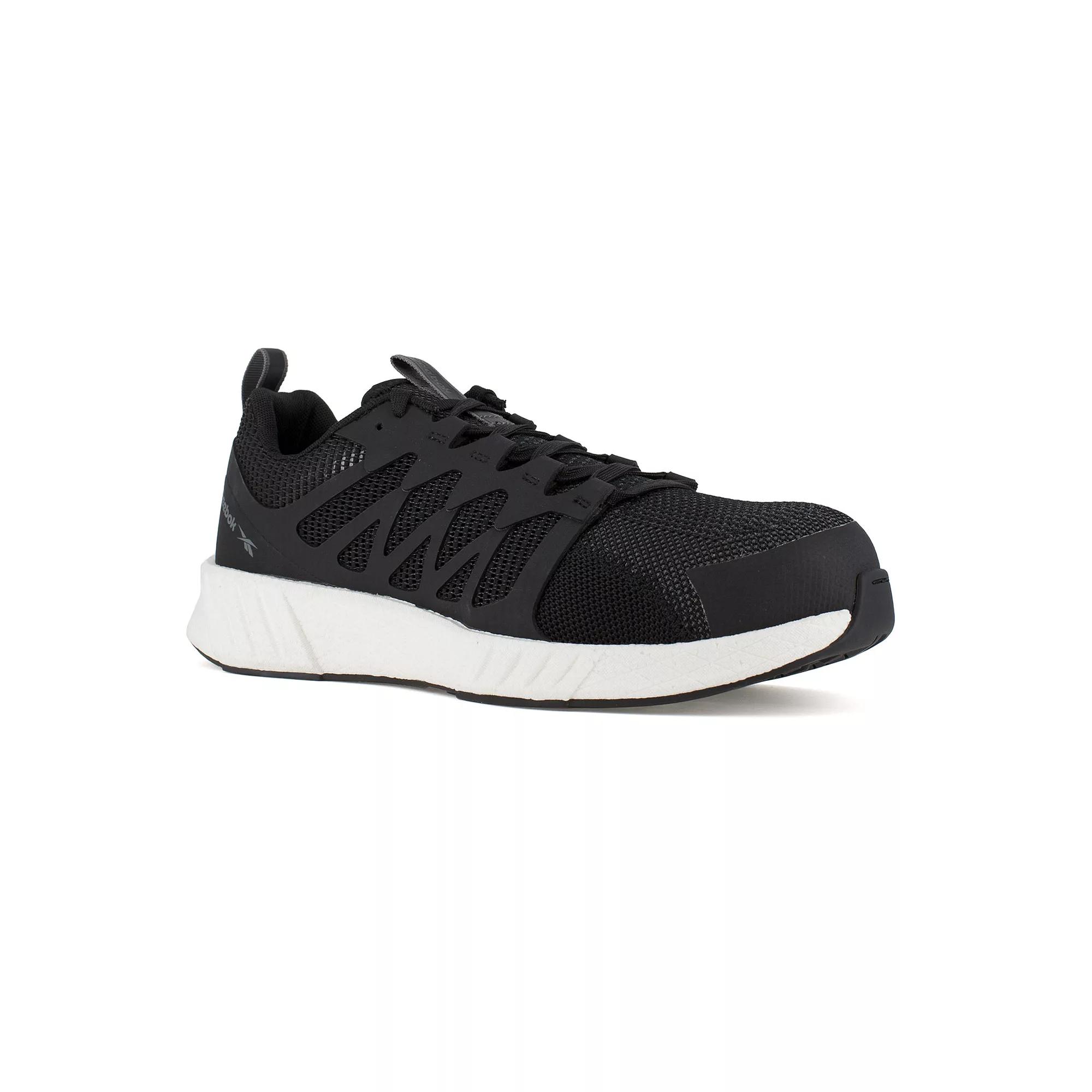 Reebok Work Fusion Flexweave Men's Blackout Composite Toe ESD Shoes,  Product Image