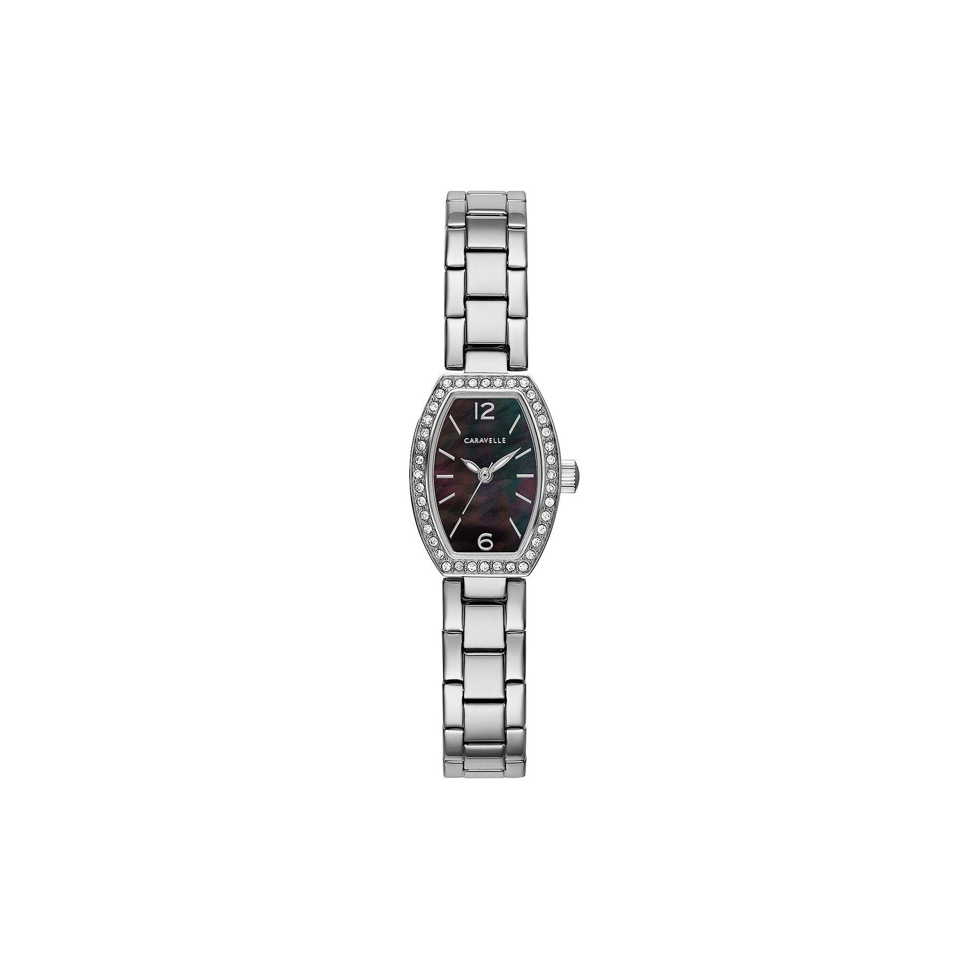 Caravelle by Bulova Womens Crystal Stainless Steel Watch - 43L204 Silver Tone Product Image