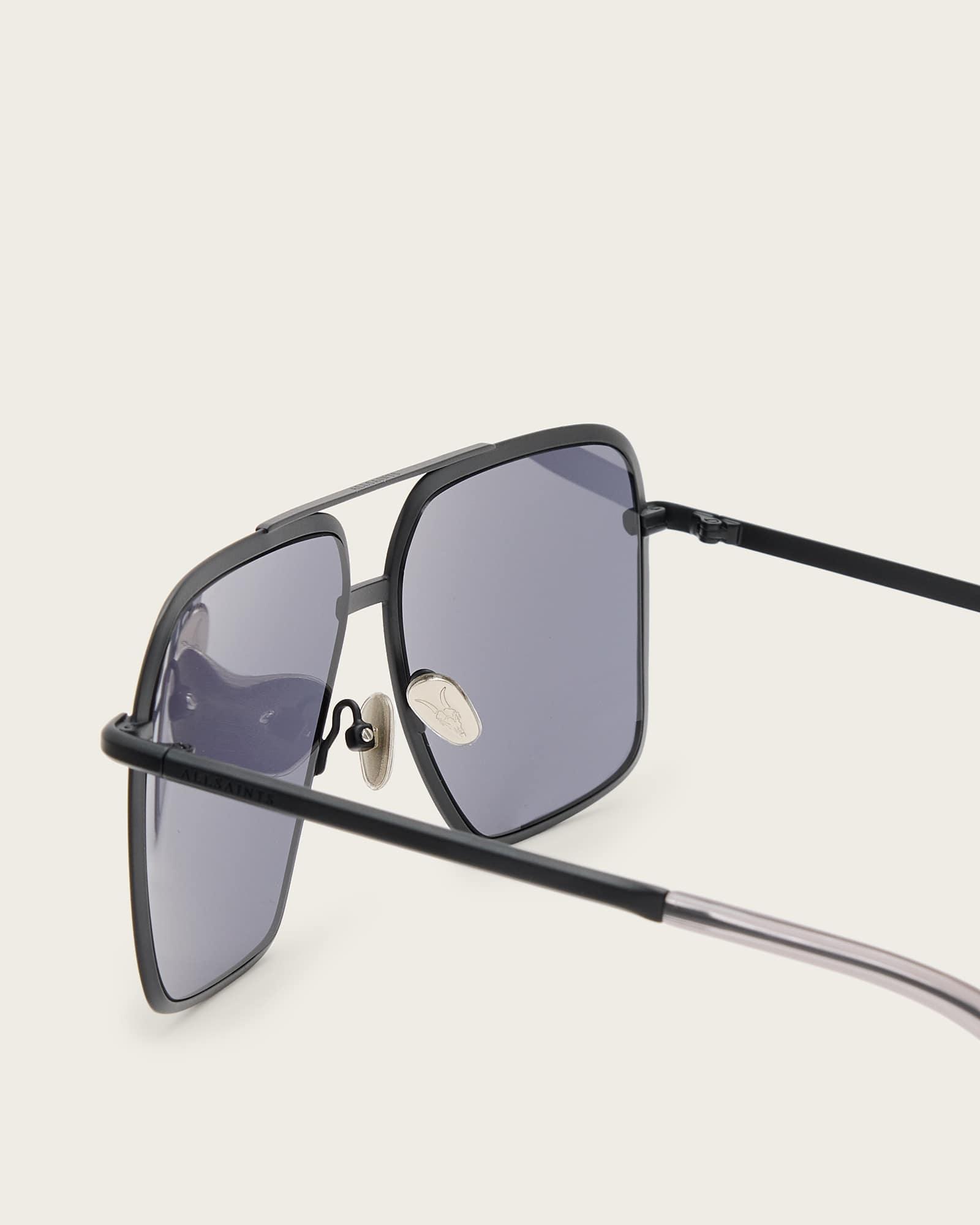 Minka Flat Top Cat Eye Sunglasses LIPSTICK RED | ALLSAINTS US Product Image