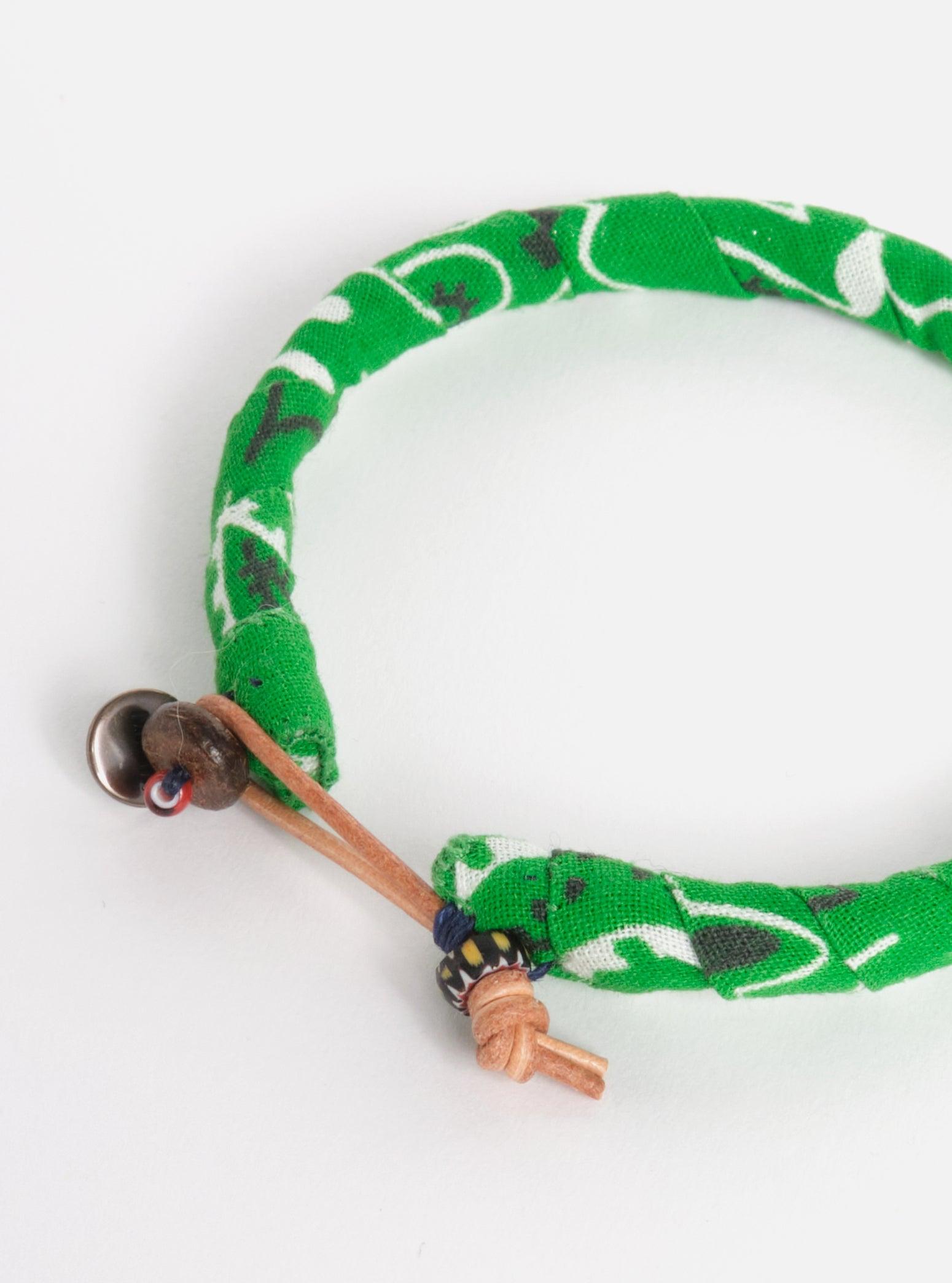 Mikia Bracelet in Green Bandana Product Image