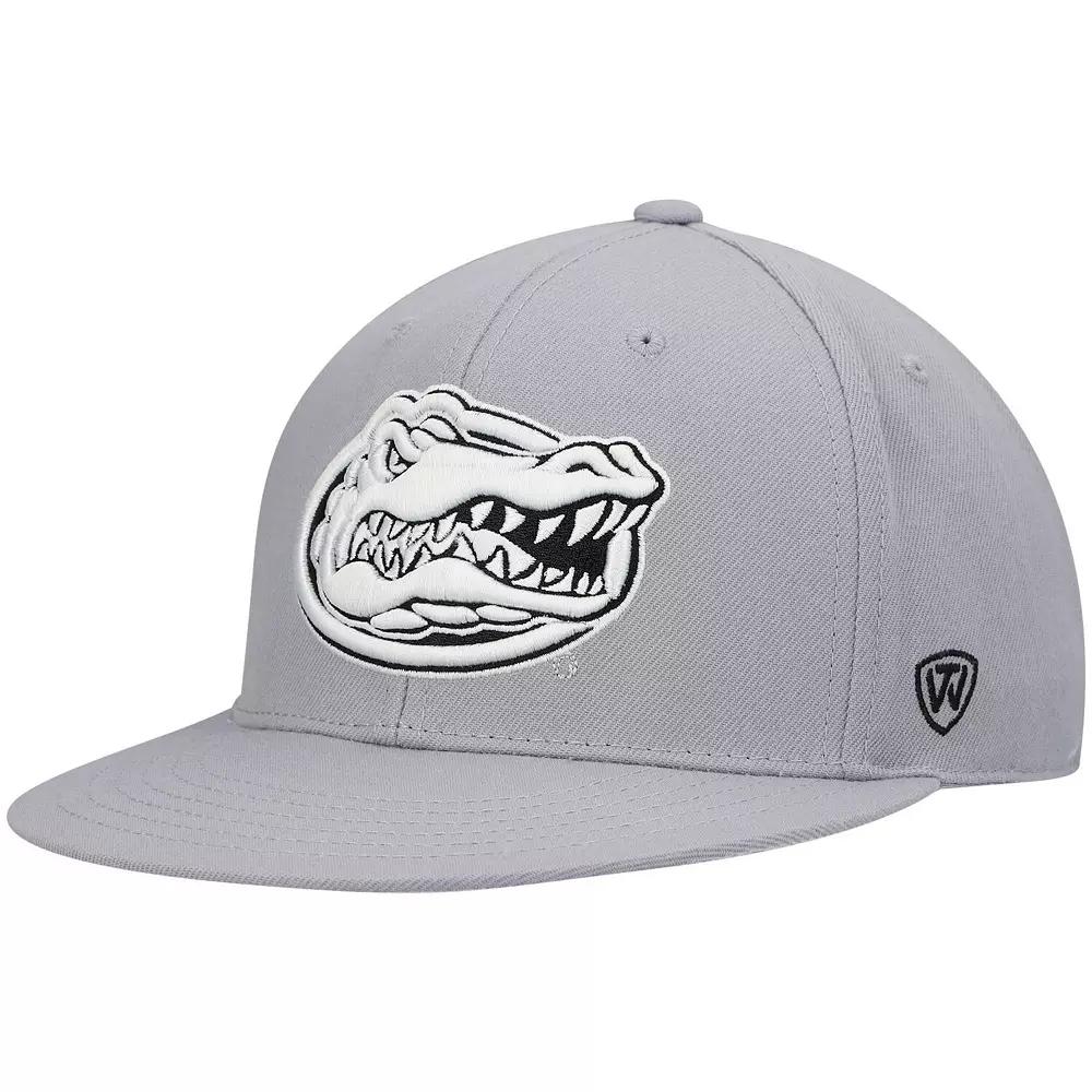 Men's Top of the World Gray Florida Gators Fitted Hat,  Product Image