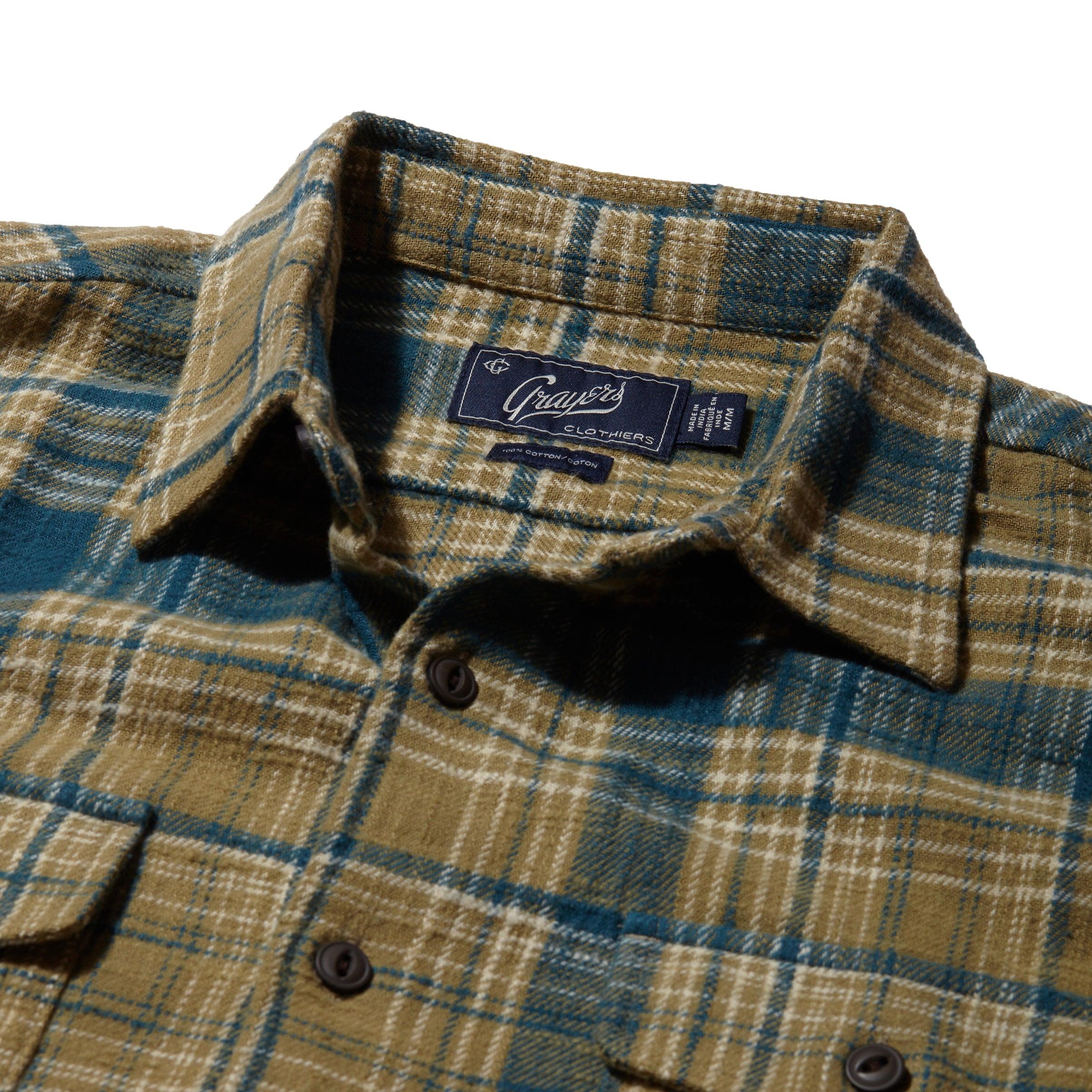 Vintage Slub Twill Shirt - Olive Pine Product Image