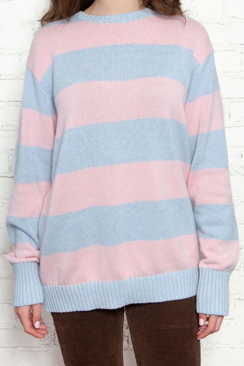 Brianna Cotton Thick Stripe Sweater Product Image