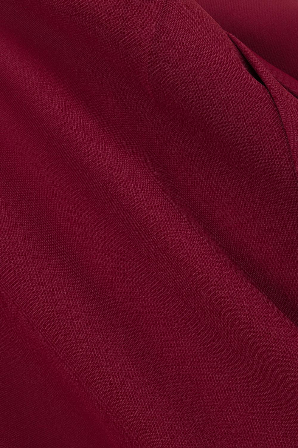 Camellia Dress - Burgundy Product Image