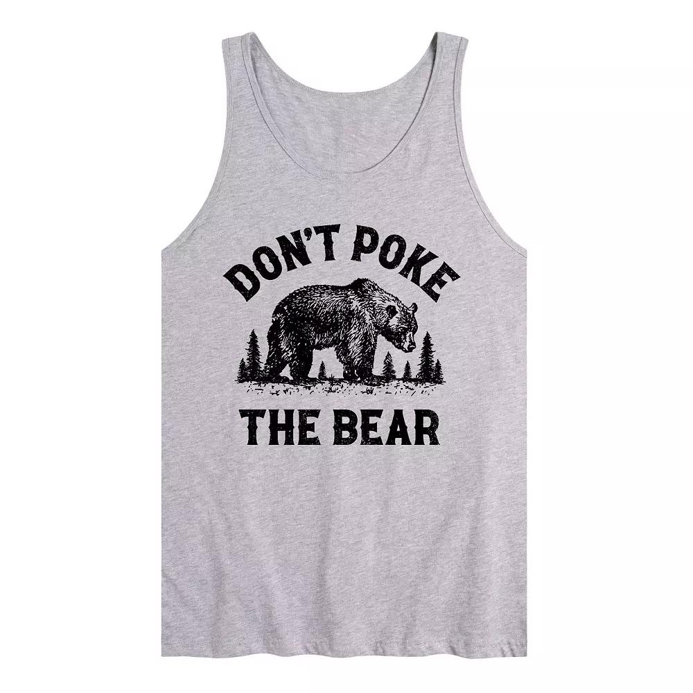Men's Don't Poke The Bear Tank Top,  Product Image