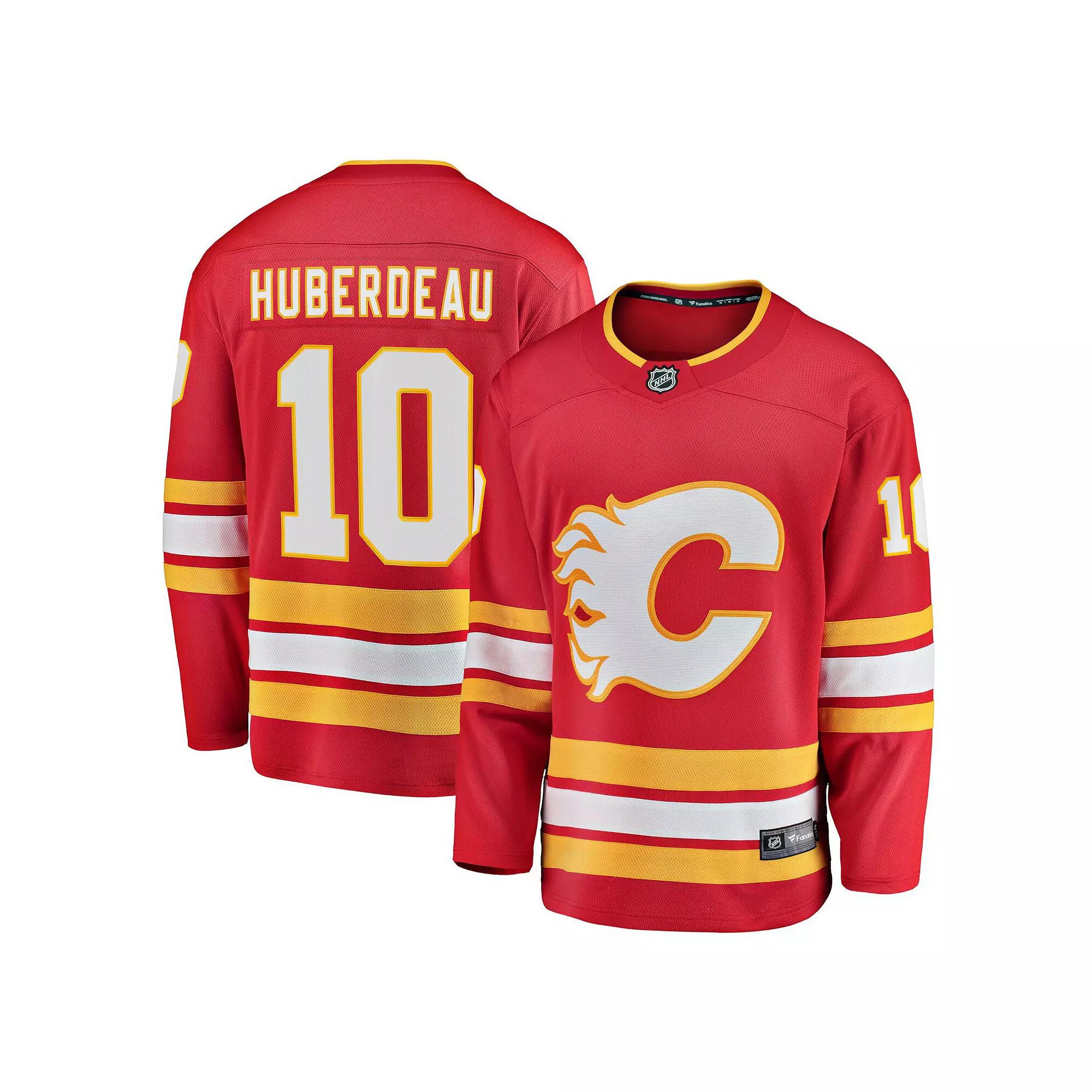 Men's Fanatics Branded Jonathan Huberdeau Red Calgary Flames Home Breakaway Player Jersey, Size: Small, Flm Red Product Image