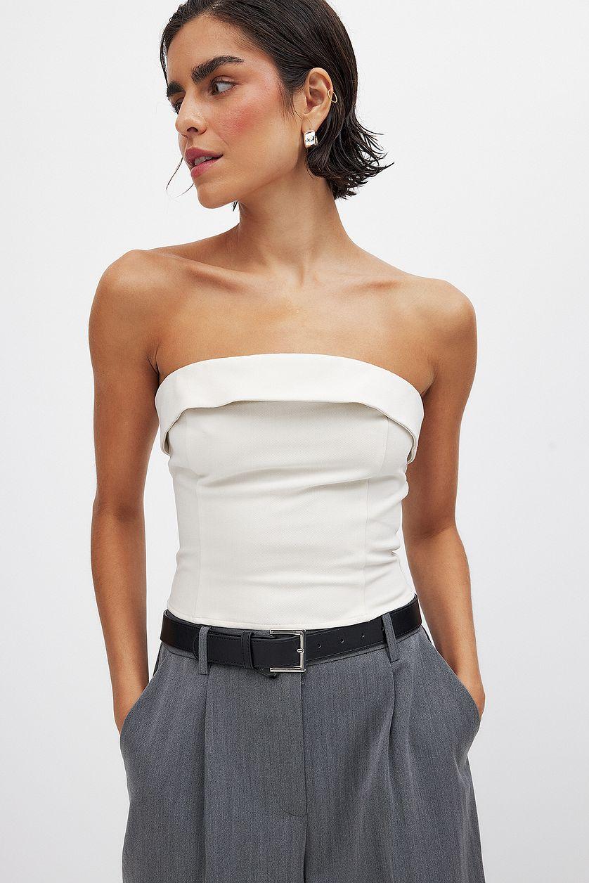 Fold Detail Corset Top Product Image