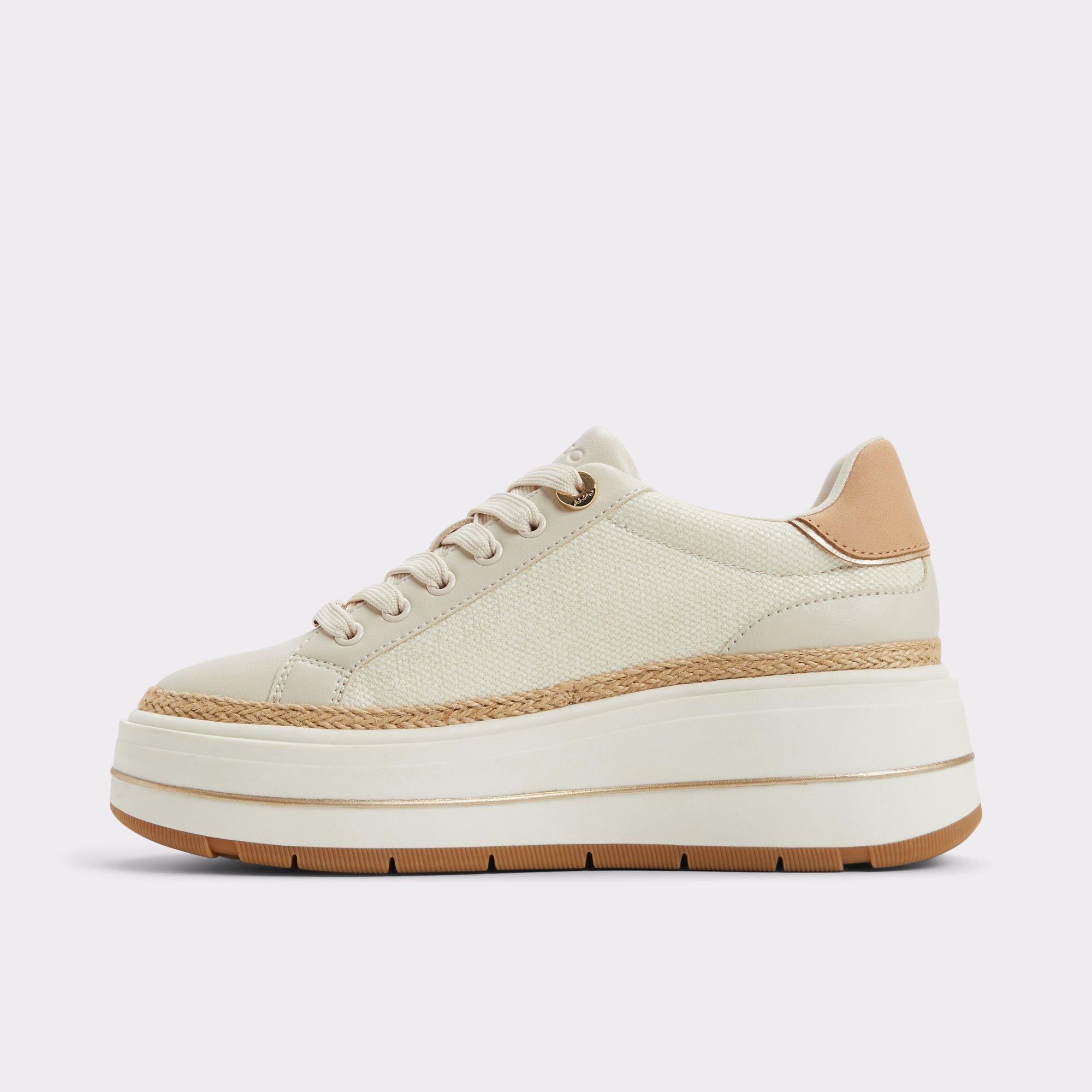 Garelia Cream Women's Platform and wedge sneakers | ALDO US Product Image