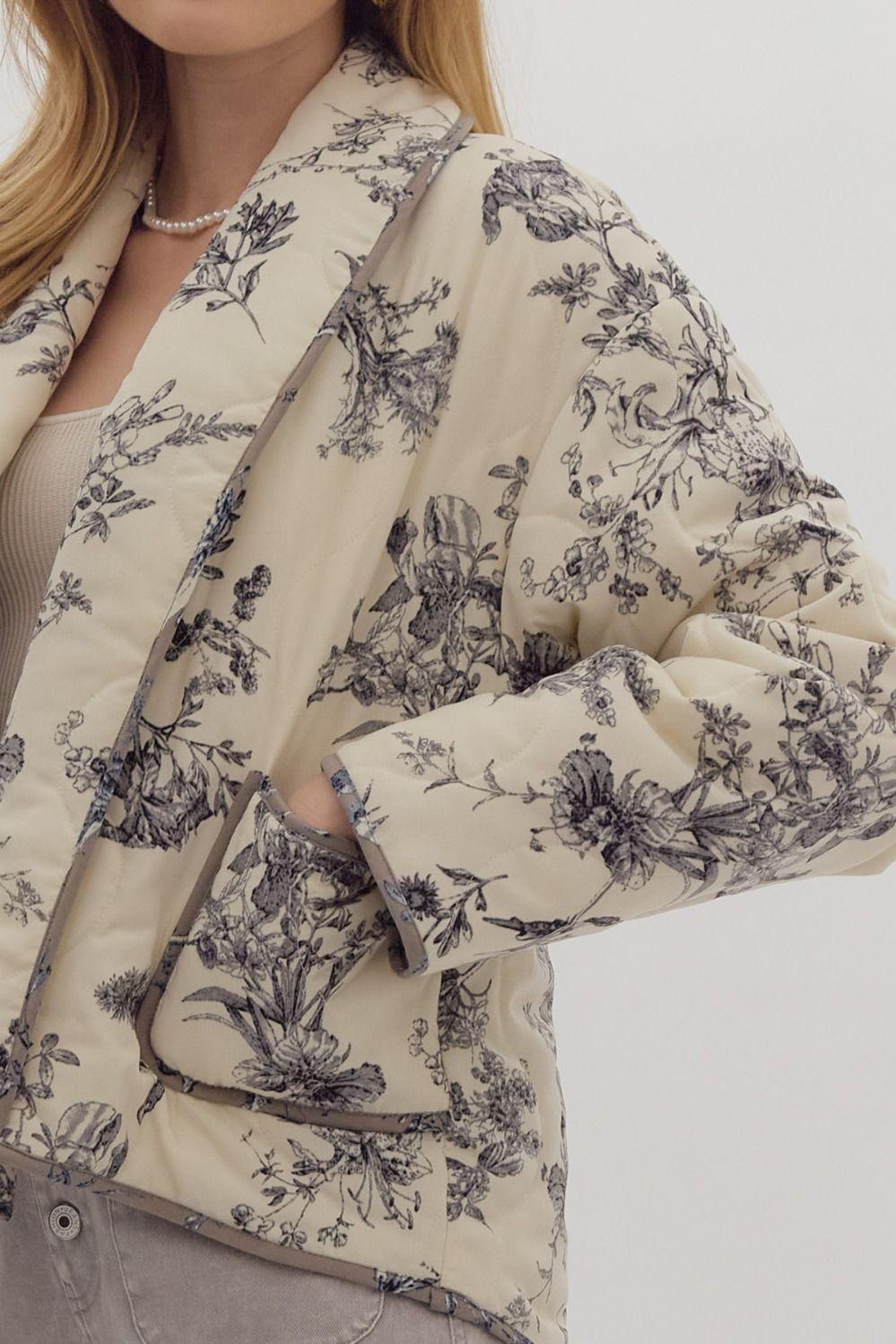 Layers Of Love Floral Quilted Jacket *FS Product Image