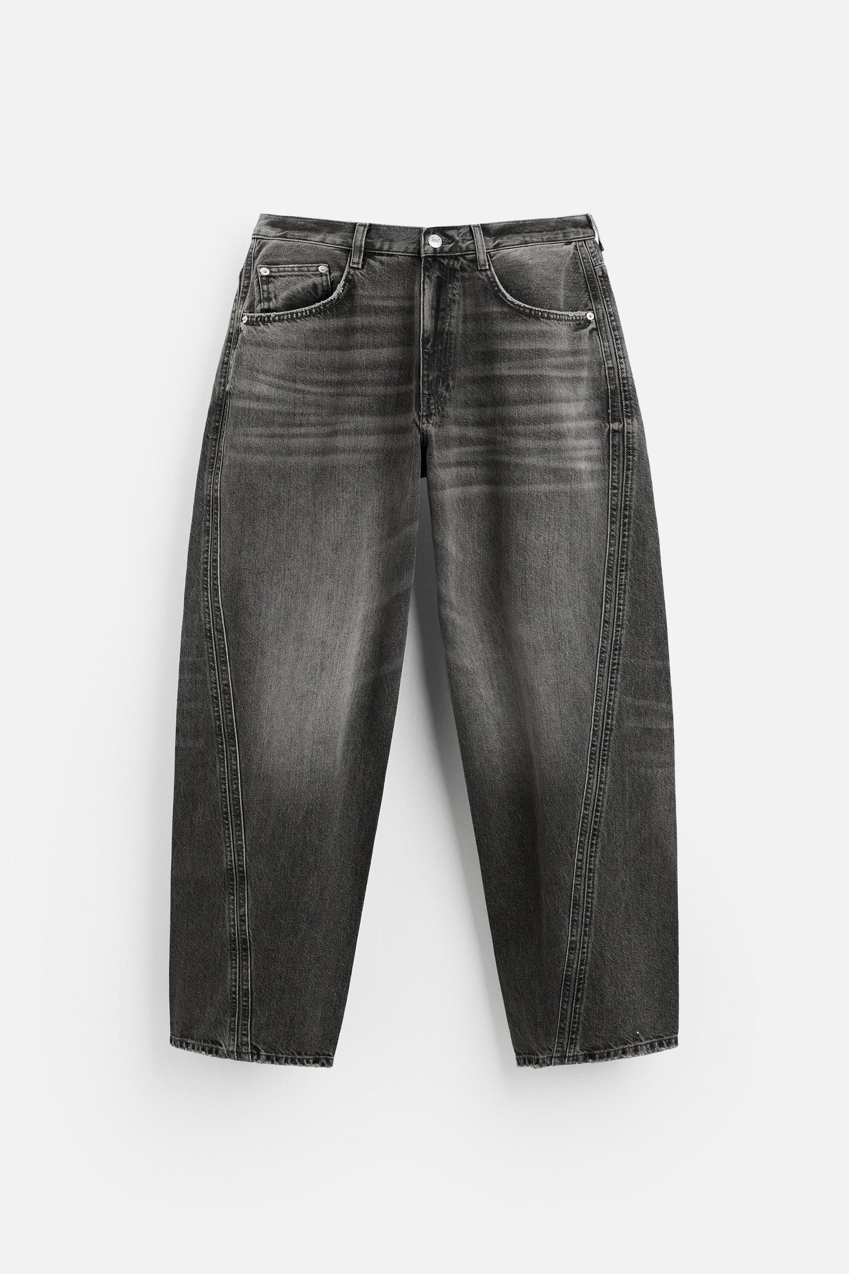 BAGGY FIT JEANS WITH SEAMS Product Image