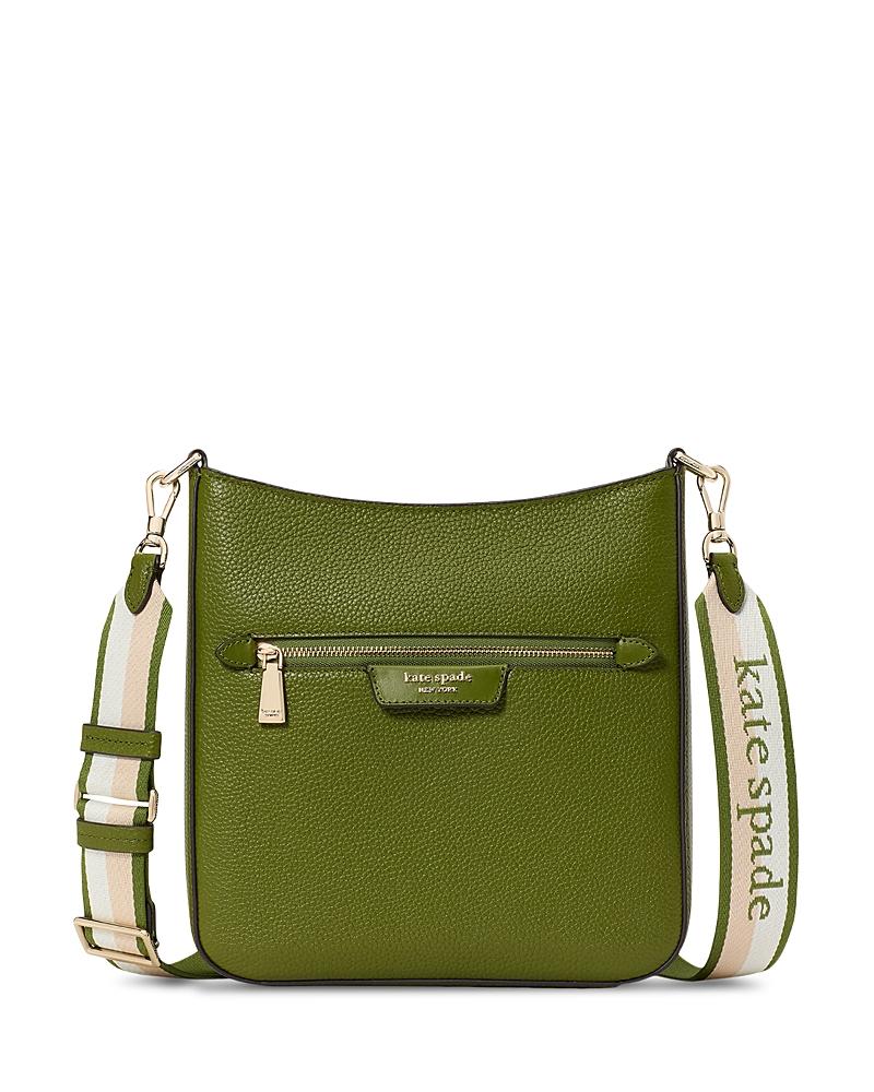 kate spade new york Hudson Pebbled Leather Messenger Crossbody Product Image