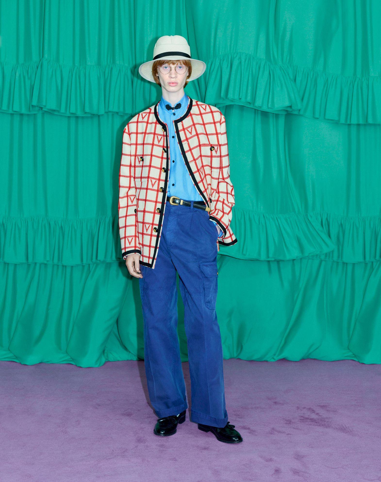 Denim Cargo Pants Product Image