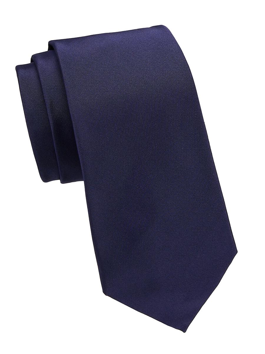 Mens Purple Label Peau de Soie Silk Tie Product Image