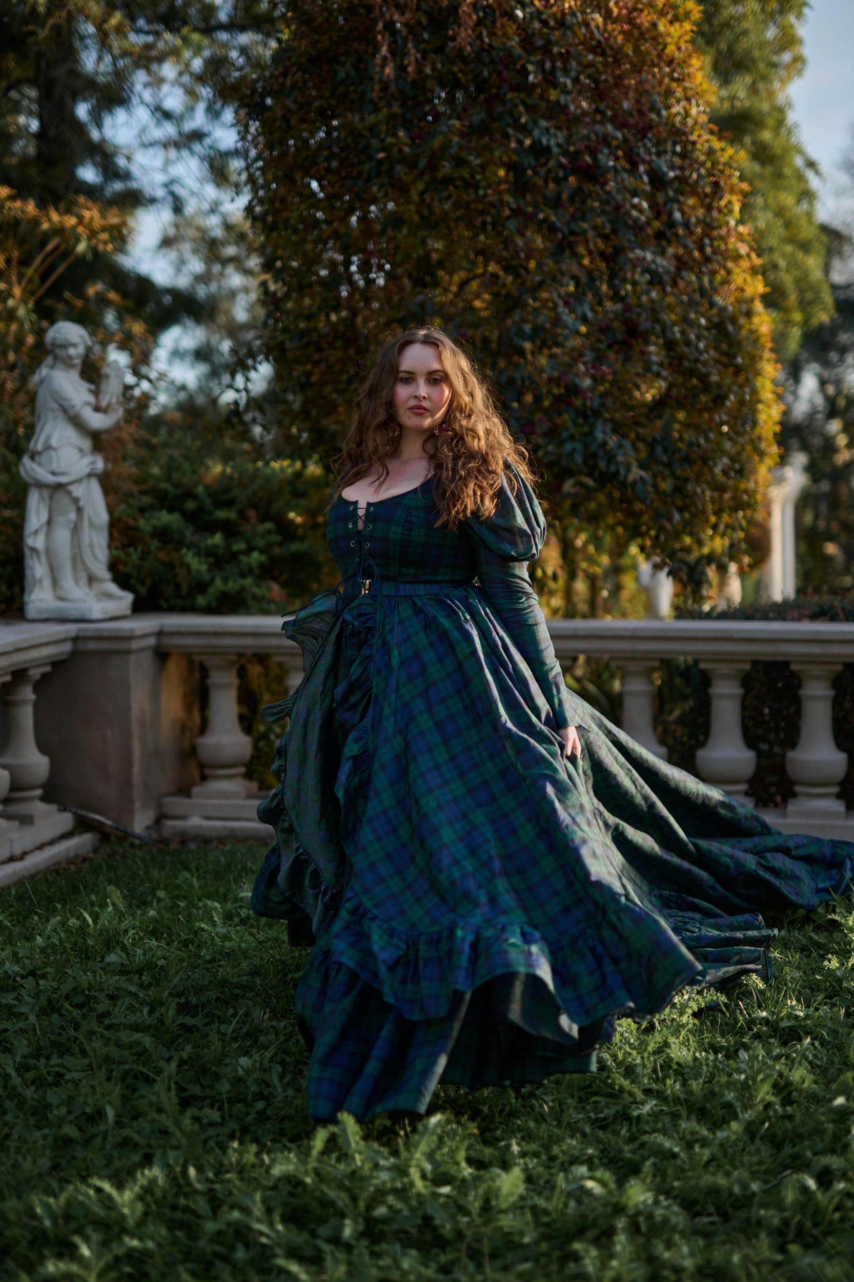 The Scotland Plaid Duchess Tournure Product Image