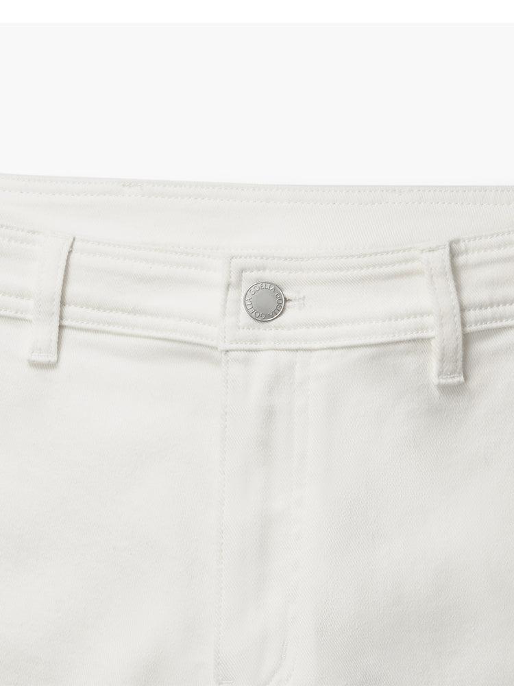 High-Waisted Straight Full Length Women Jeans Product Image