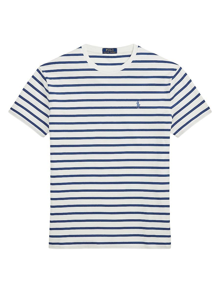 Mens Classic-Fit Striped Jersey T-Shirt Product Image