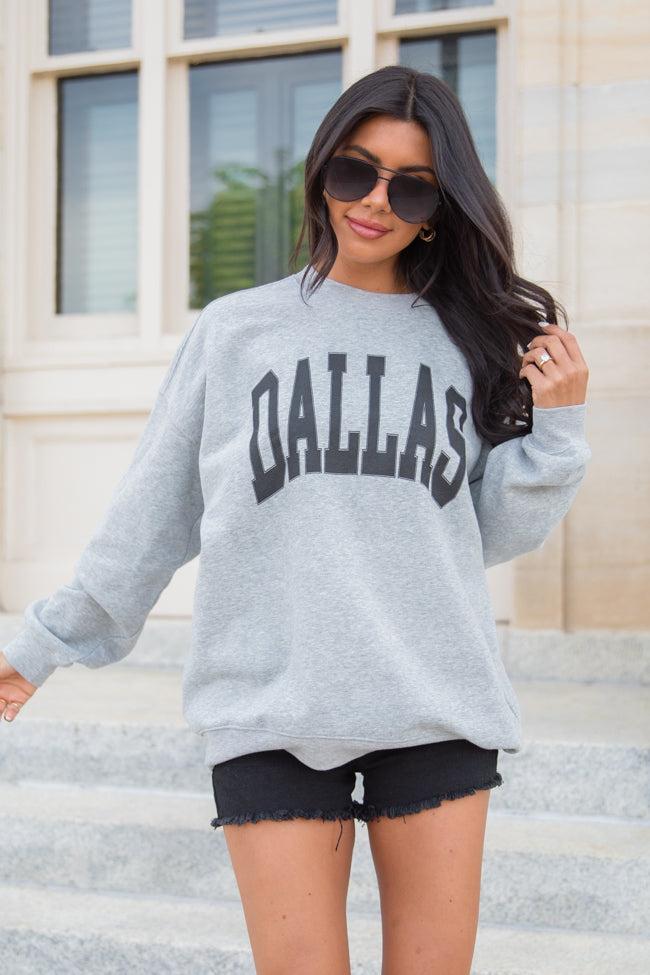 Dallas Light Grey Graphic Sweatshirt Product Image