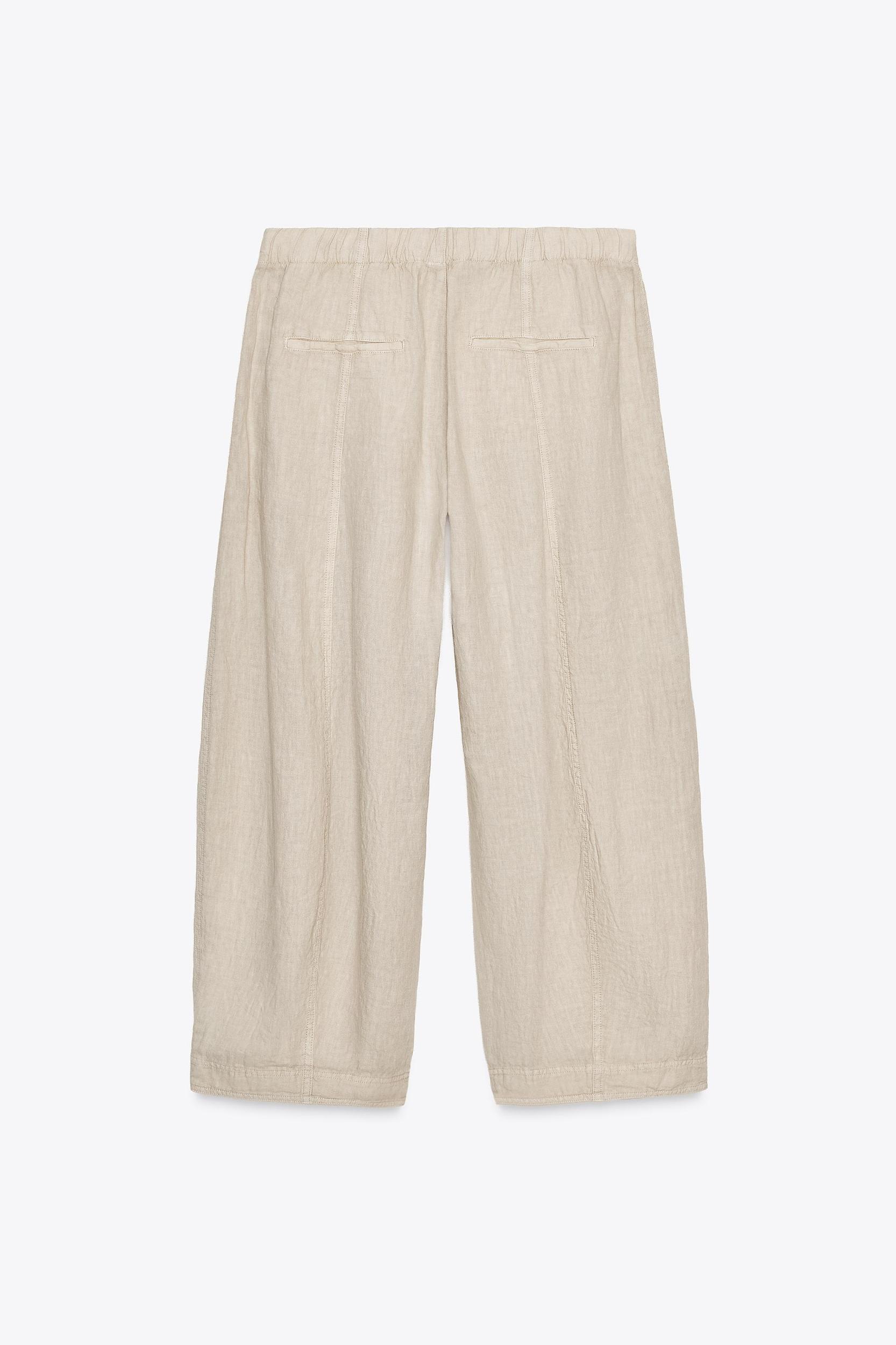 ZW COLLECTION LINEN PANTS Product Image