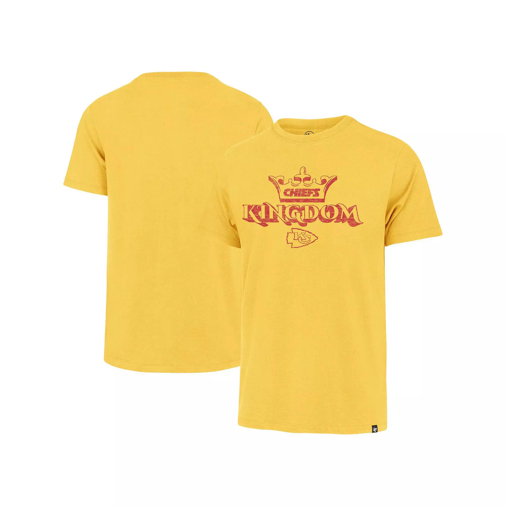 Men's '47 Gold Kansas City Chiefs Chiefs Kingdom Regional Franklin T-Shirt,  Product Image