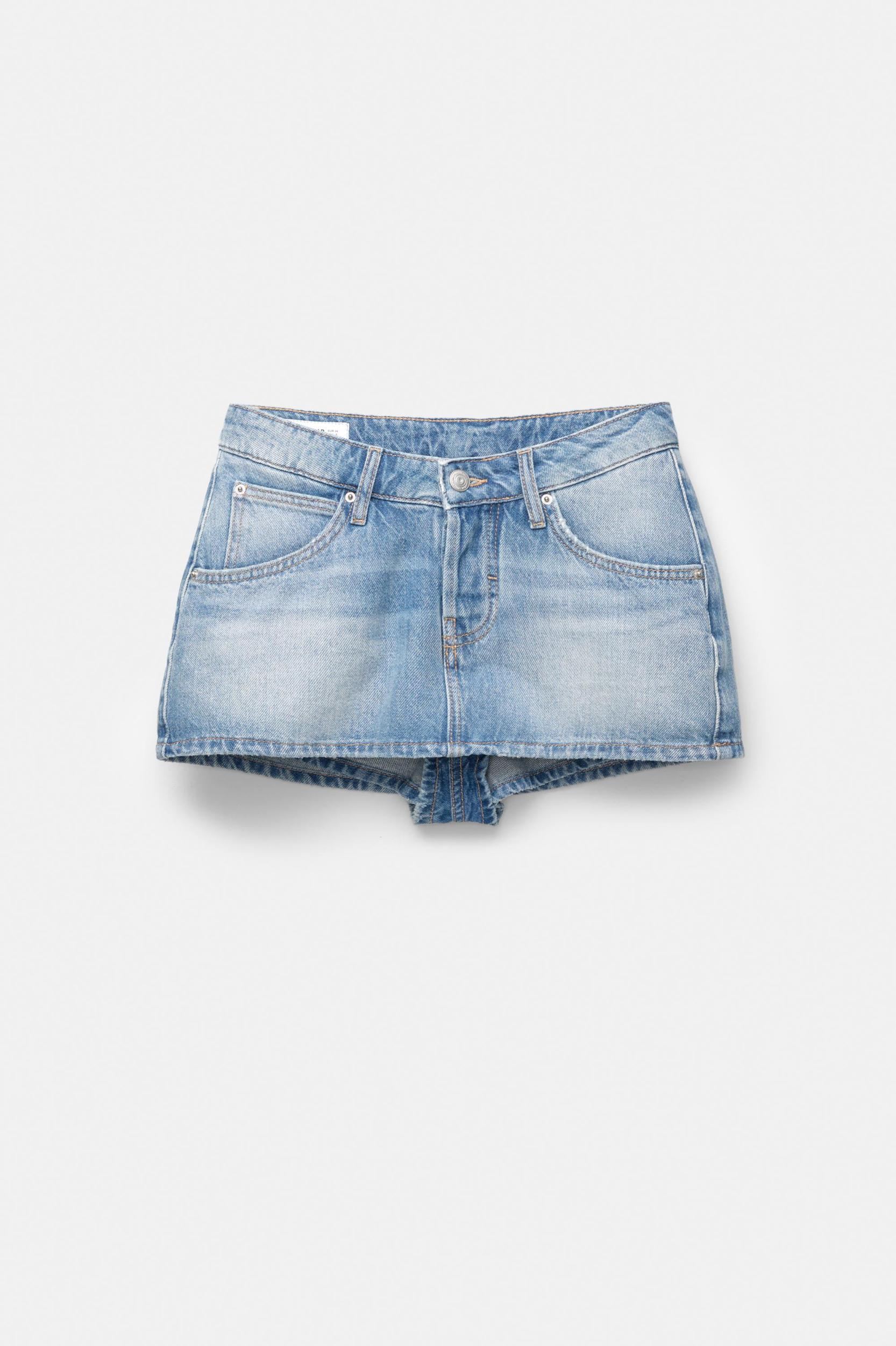 Denim skort Product Image