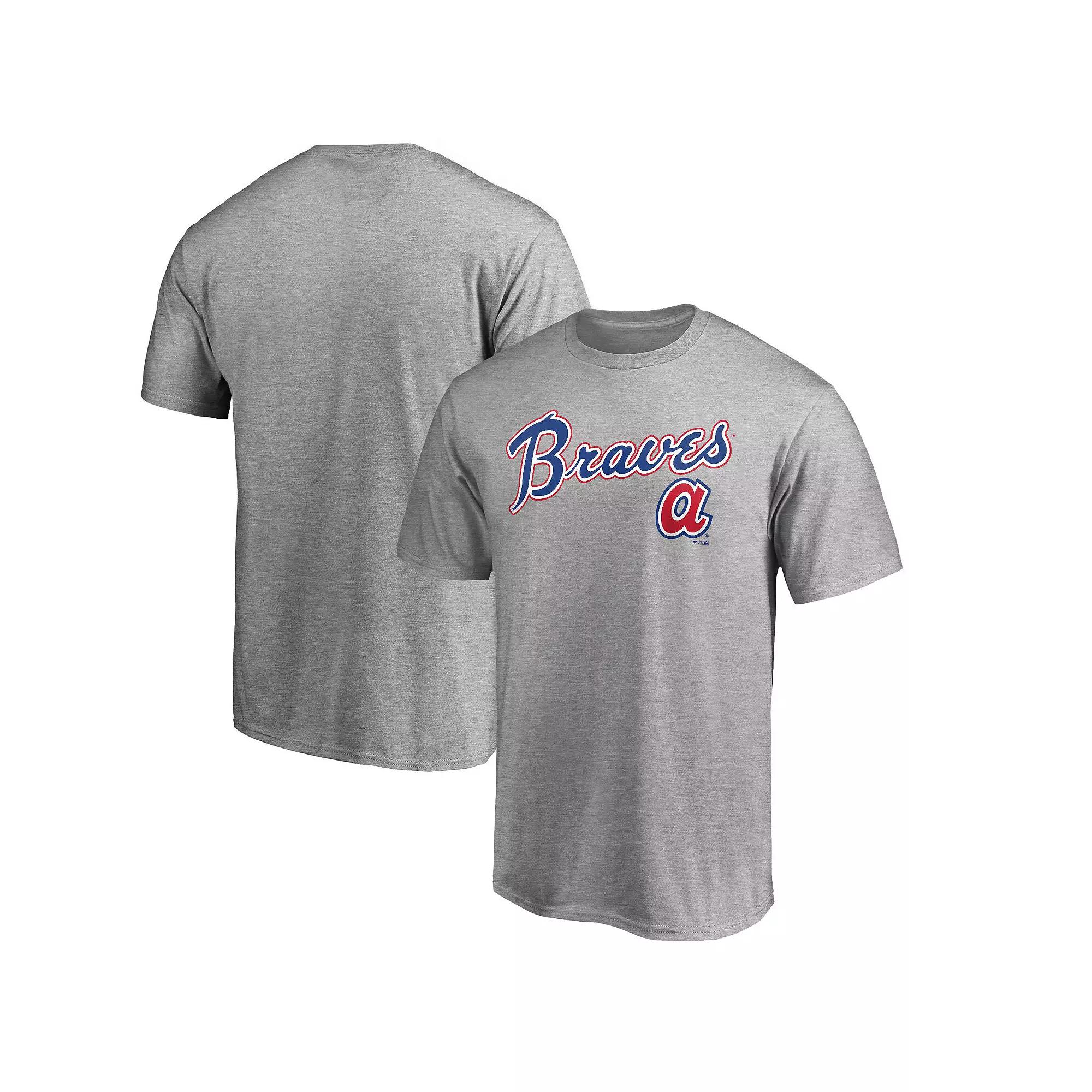 Men's Fanatics Branded Heather Gray Atlanta Braves Hometown ATL T-Shirt, Size: Large, Grey Product Image