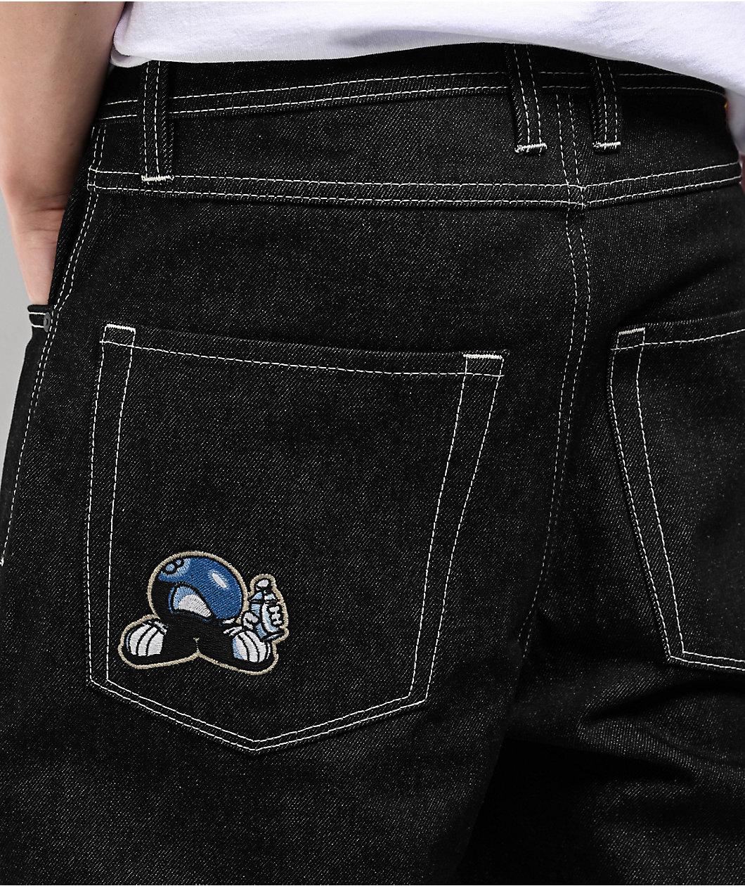 Ninth Hall Ambush Dragon Raw Indigo Denim Loose Fit Jeans Product Image